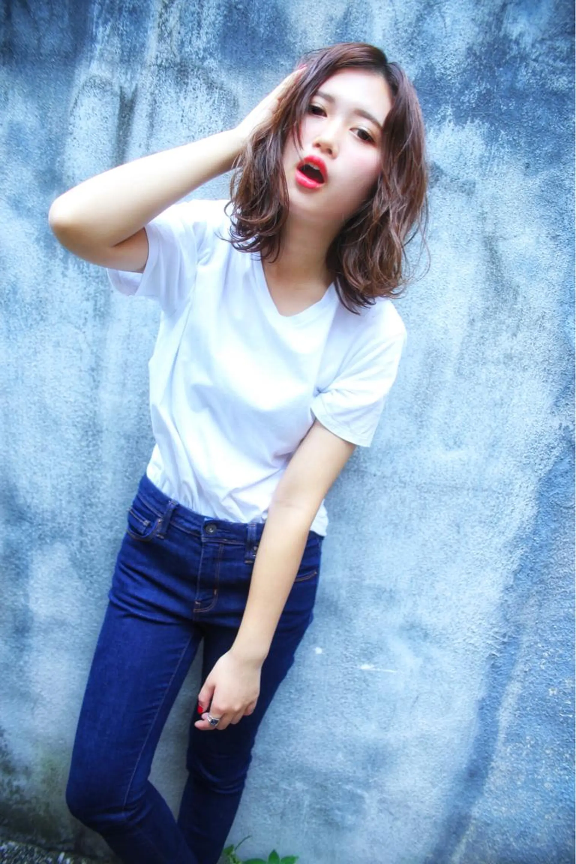 ミディアム カラー vato バトのヘアスタイル