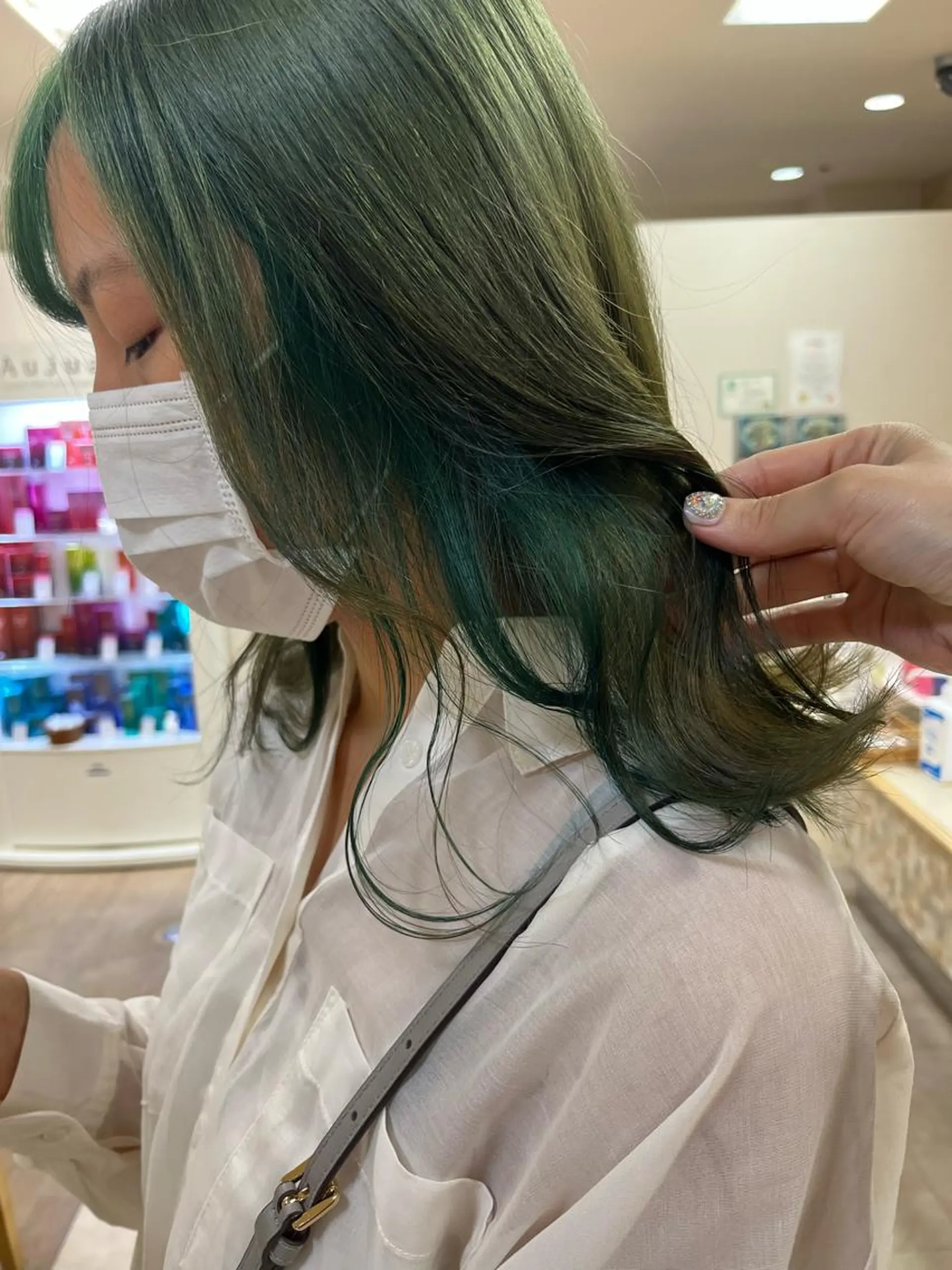 セミロング カラー 暖色専門美容師🎀 お客様満足度◎のヘアスタイル