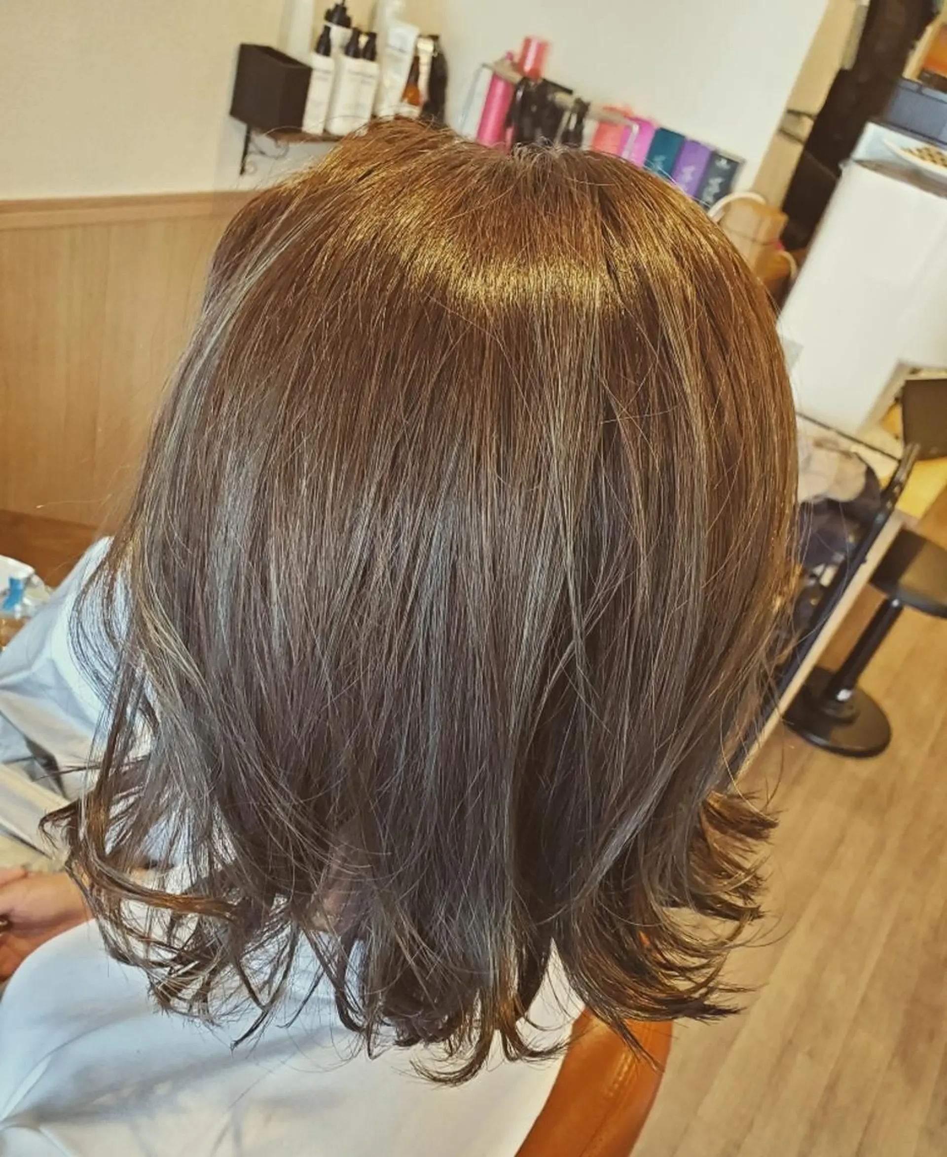 ミディアム カラー アディクシーカラー 外国人風カラー トリートメント カット ヘアカラー トリートメント spa hair  ark 富井直美のヘアスタイル