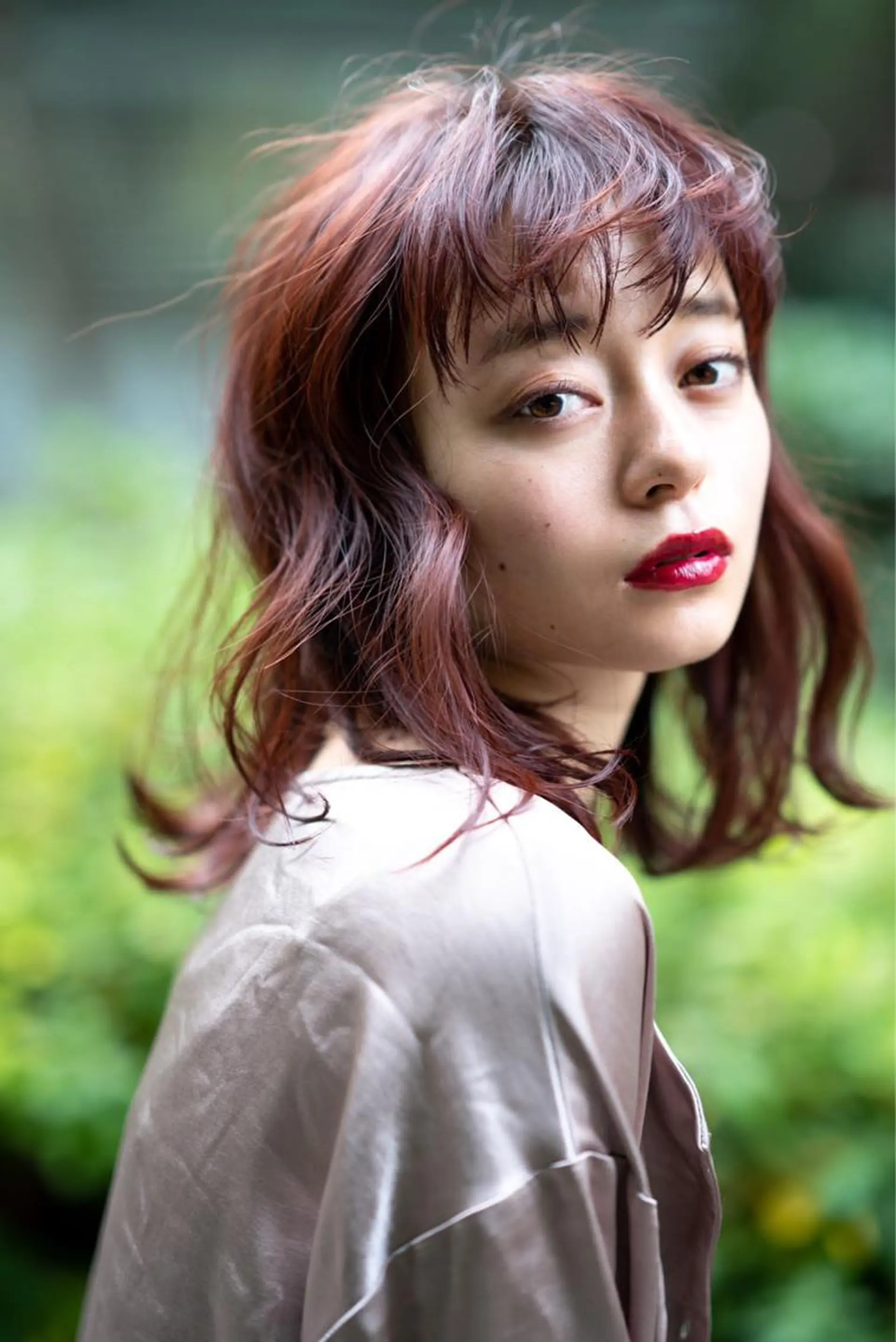 ミディアム カラー カット ヘアカラー トリートメント 🉐レイヤー/塩見 弘樹🉐渋谷のヘアスタイル