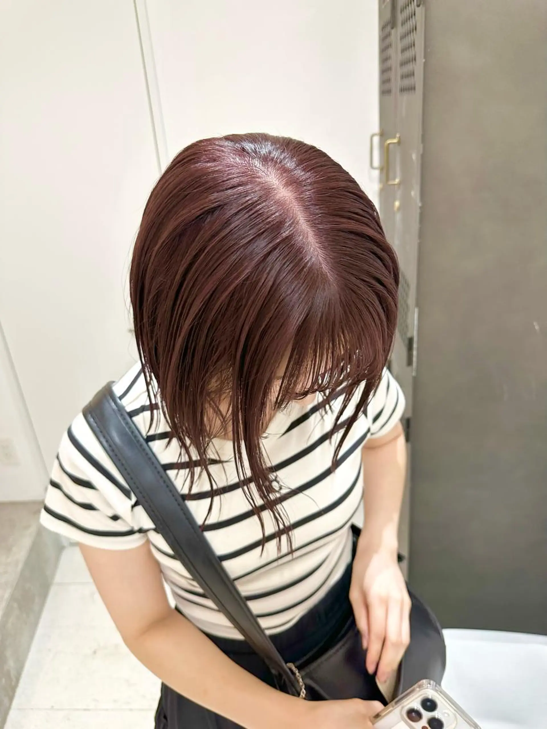 ミディアム カラー ヘアカラー トリートメント ヘッドスパ ヘアセット kai .のヘアスタイル