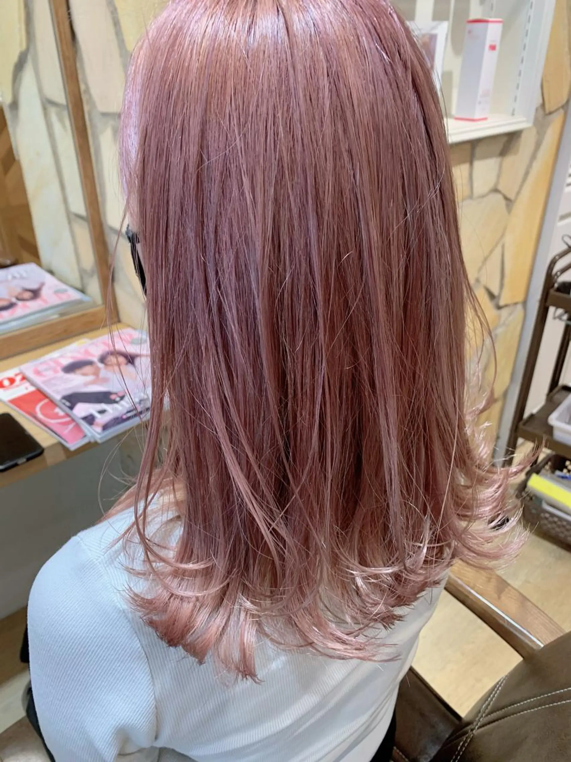 ロング ヘアカラー トリートメント 新宿 木下拓哉のヘアスタイル