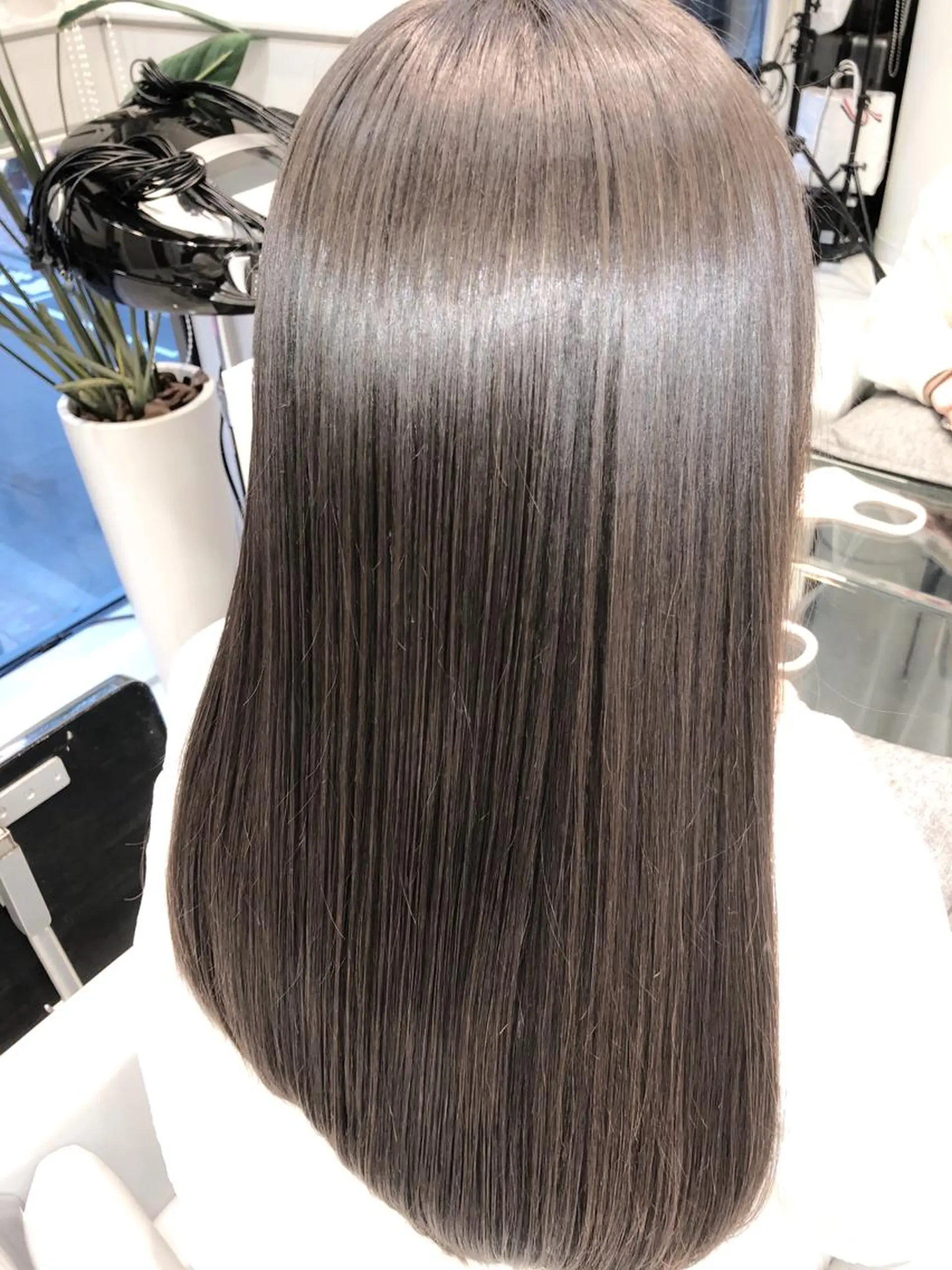 ロング カット トリートメント 縮毛矯正/髪質改善 /ブリーチ/東陽町✨のヘアスタイル