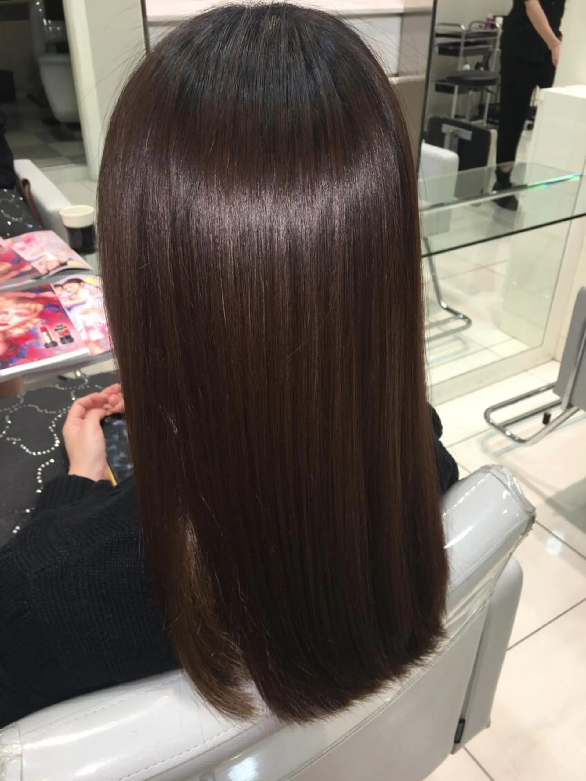 ロング パーマ 髪質改善 縮毛矯正 カット ヘアカラー トリートメント 縮毛矯正/髪質改善 /ブリーチ/東陽町✨のヘアスタイル