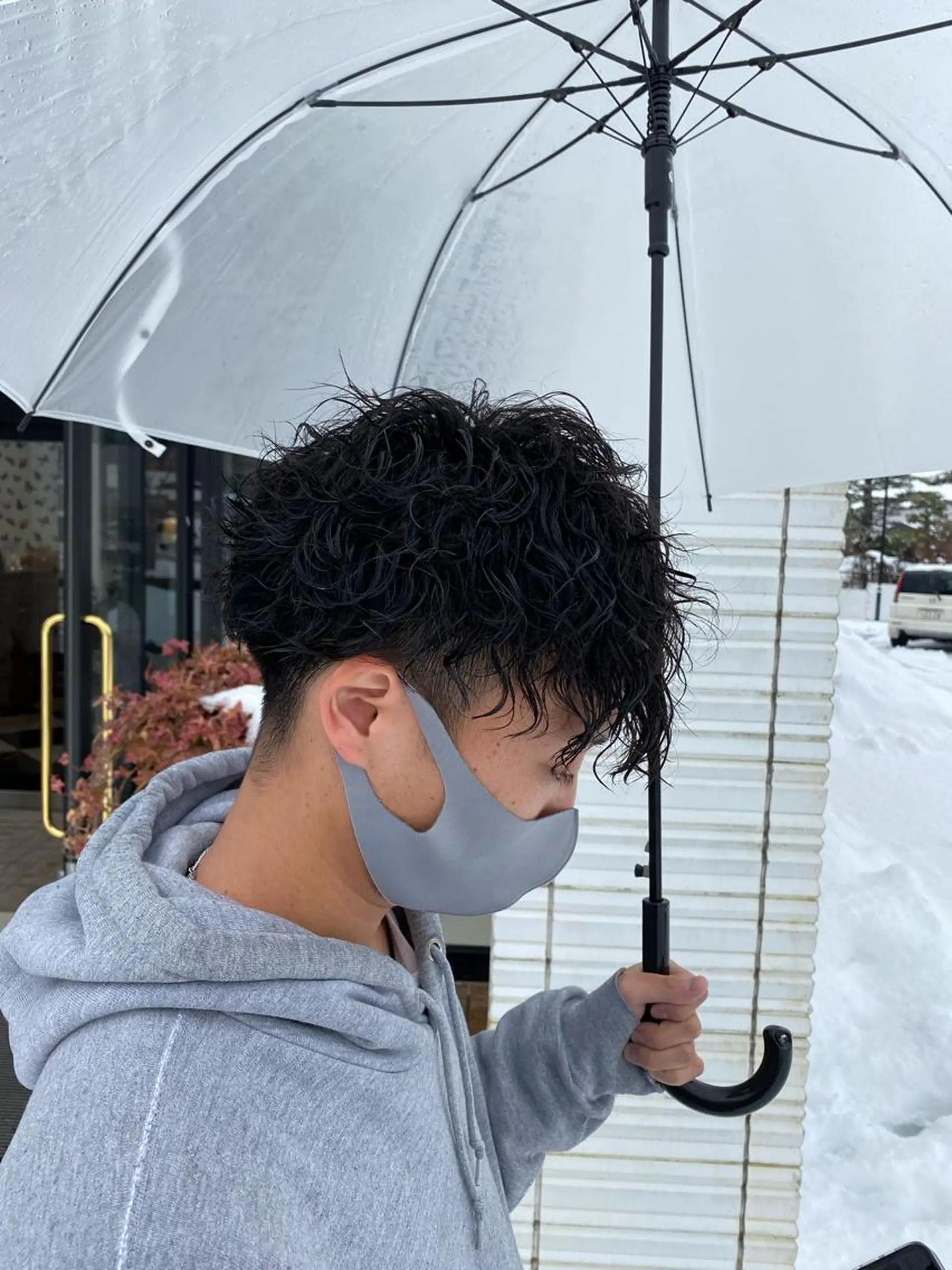 パーマ メンズ ❣️レイヤーカット ❣️渡部晃輝のヘアスタイル