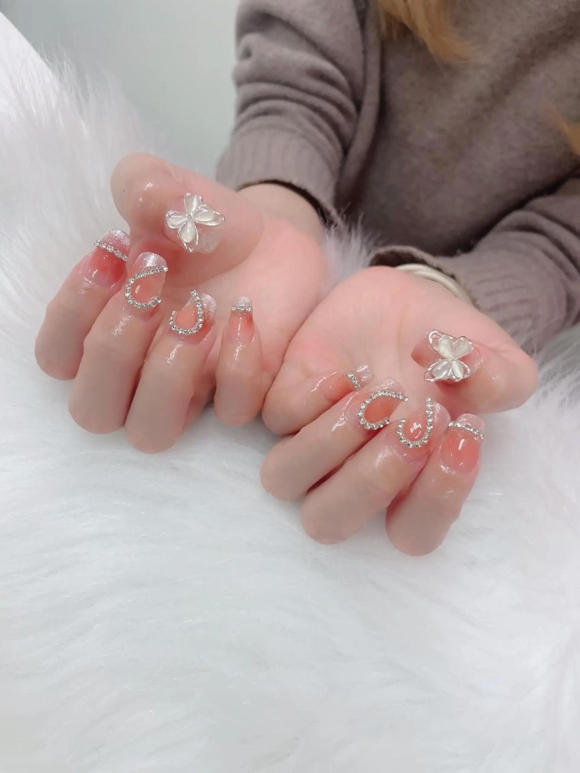 ネイル アートネイル 持ち込み ネイルチップ Anh 高田馬場のネイルデザイン