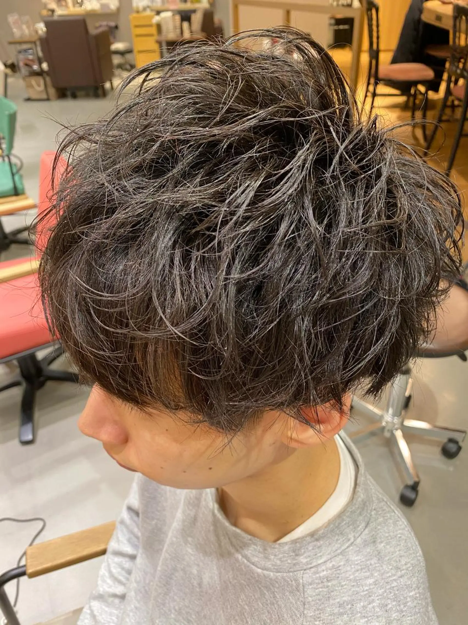 メンズ カット パーマ 梅田茶屋町メンズ 専門美容師 山元一平のヘアスタイル