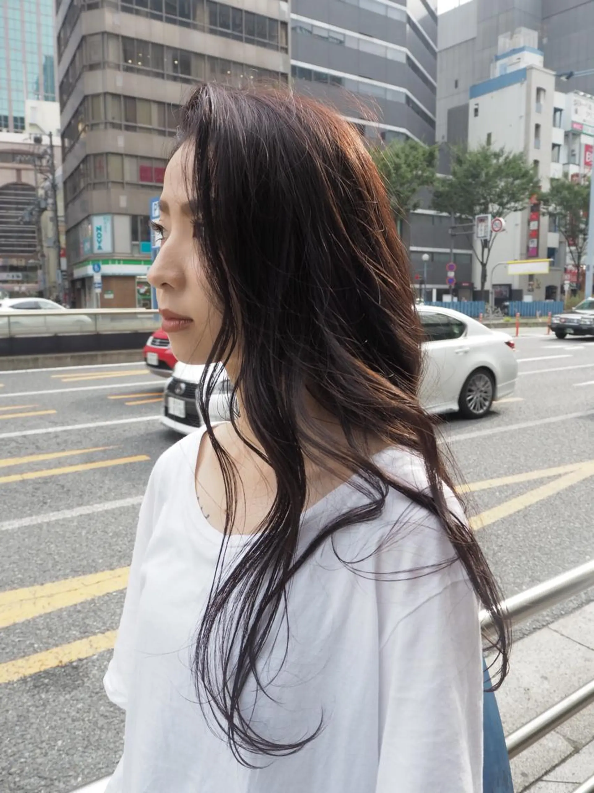 ロング パーマ 菅村 勇亮のヘアスタイル