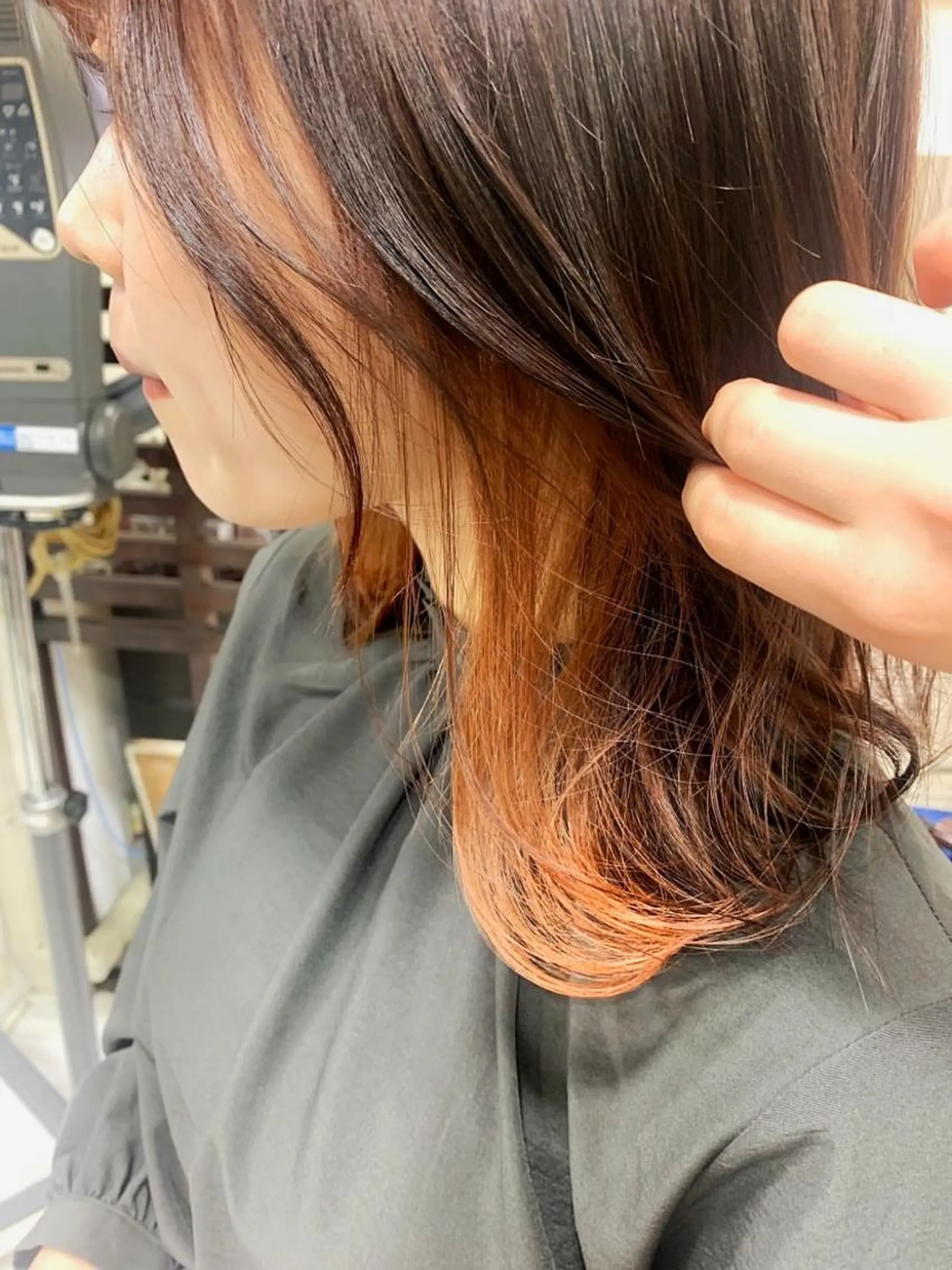 ミディアム カット ヘアカラー トリートメント マルナ本店 ペコのヘアスタイル
