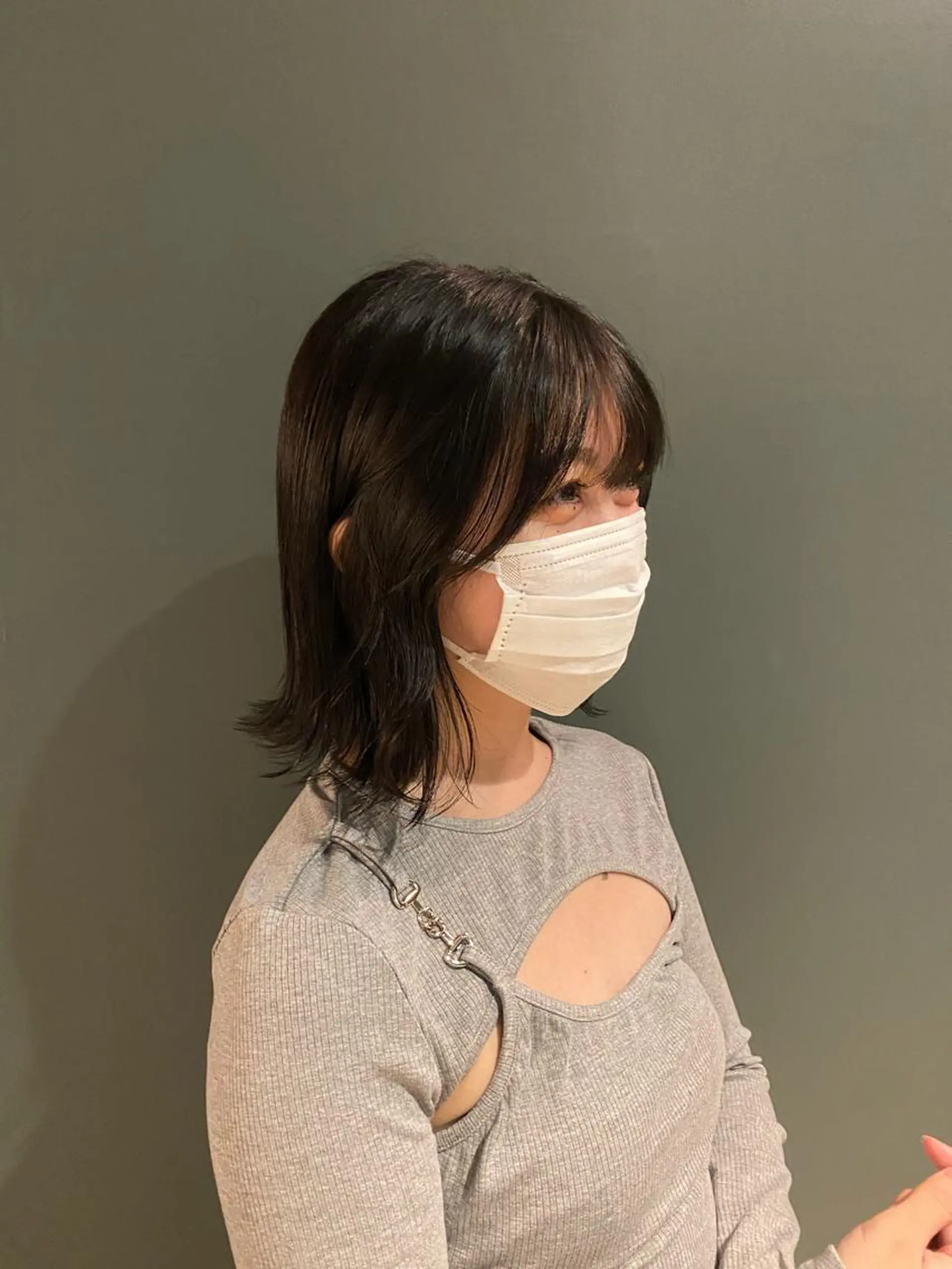 ミディアム カラー ヘアカラー トリートメント stylist トモヤのヘアスタイル