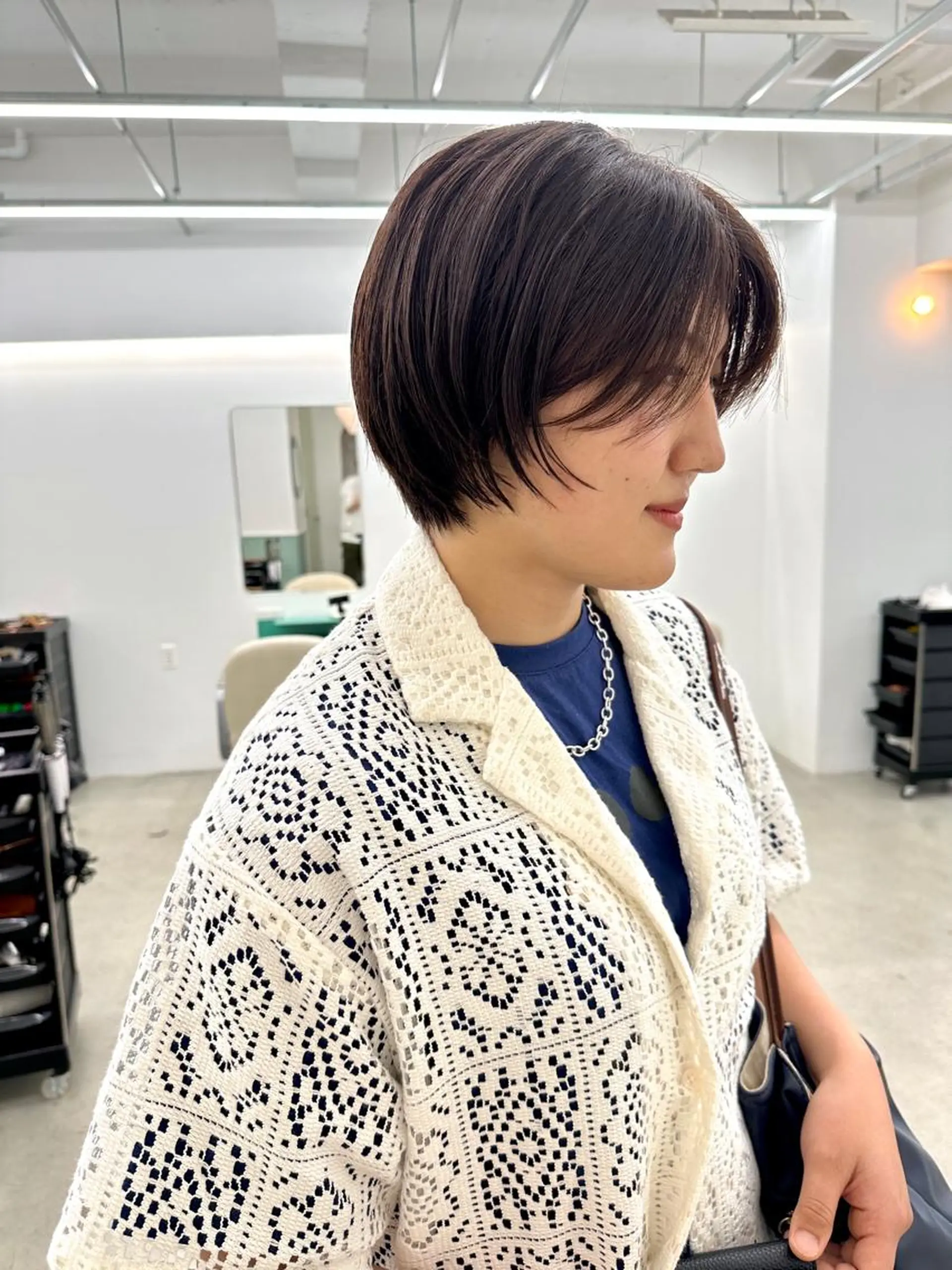 ショート カラー カット ヘアカラー トリートメント ボブ/レイヤー/ケア パーマ/リュウタのヘアスタイル