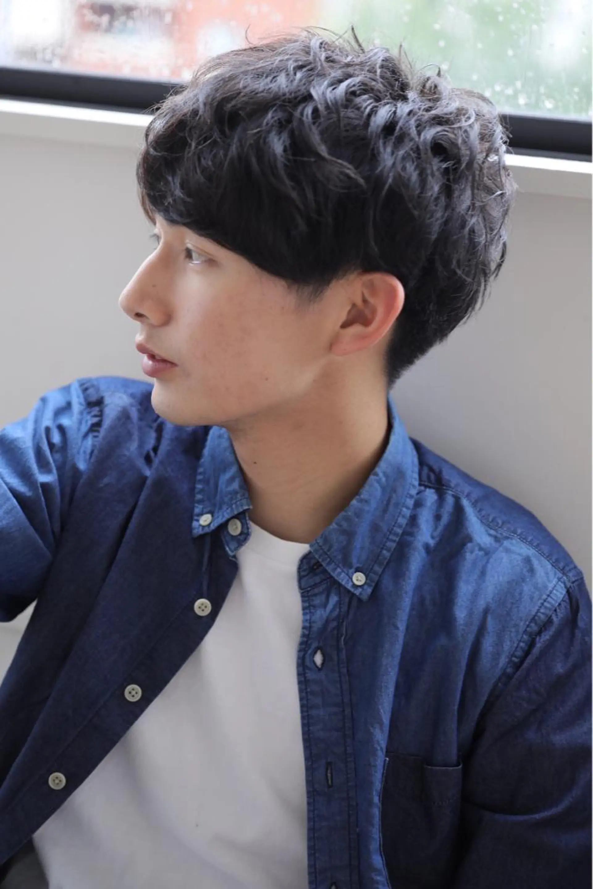 ショート パーマ メンズ カット 吉岡 昌吾のヘアスタイル