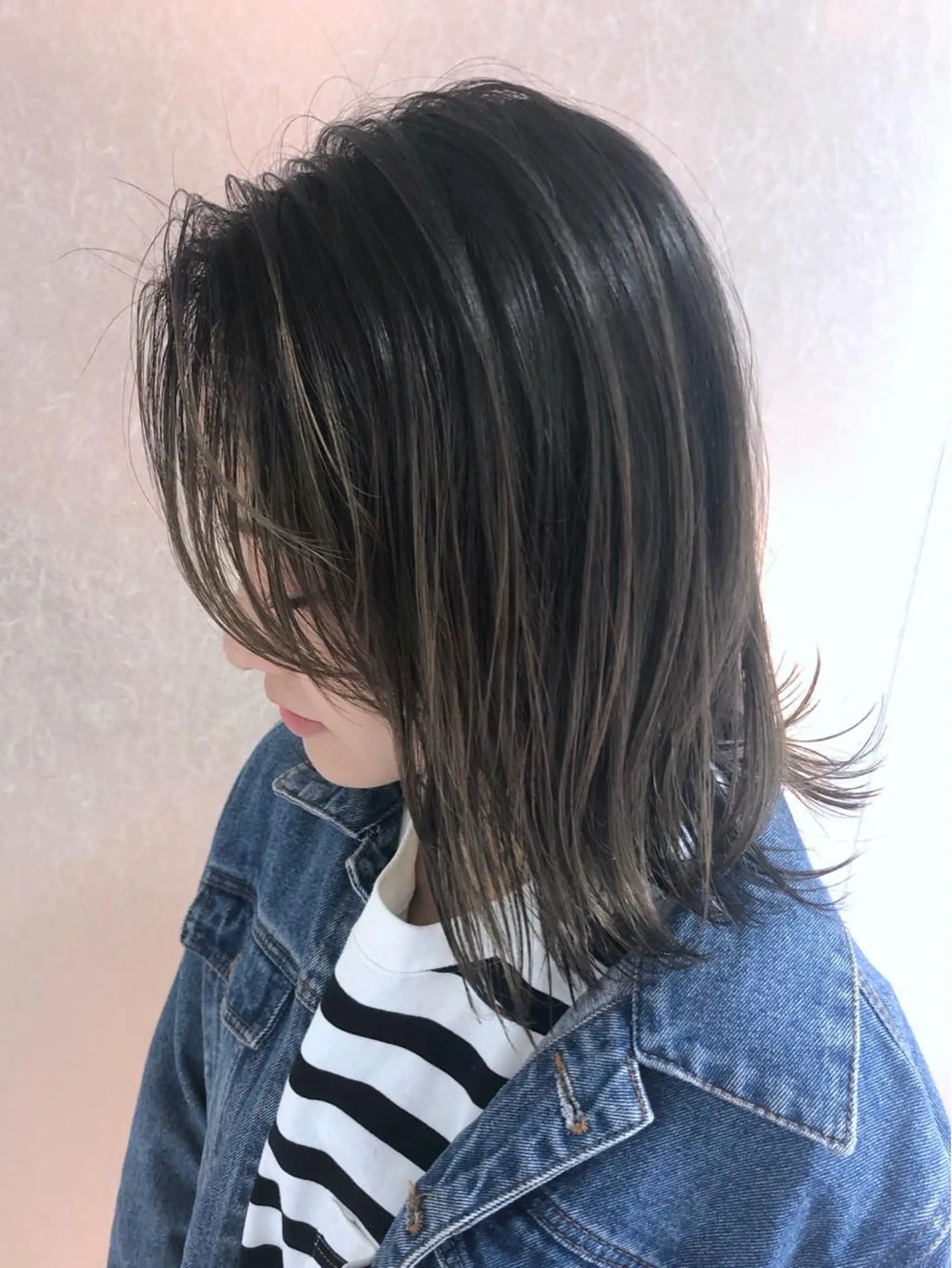 ミディアム カラー 髪質改善/艶髪 やまなかのヘアスタイル