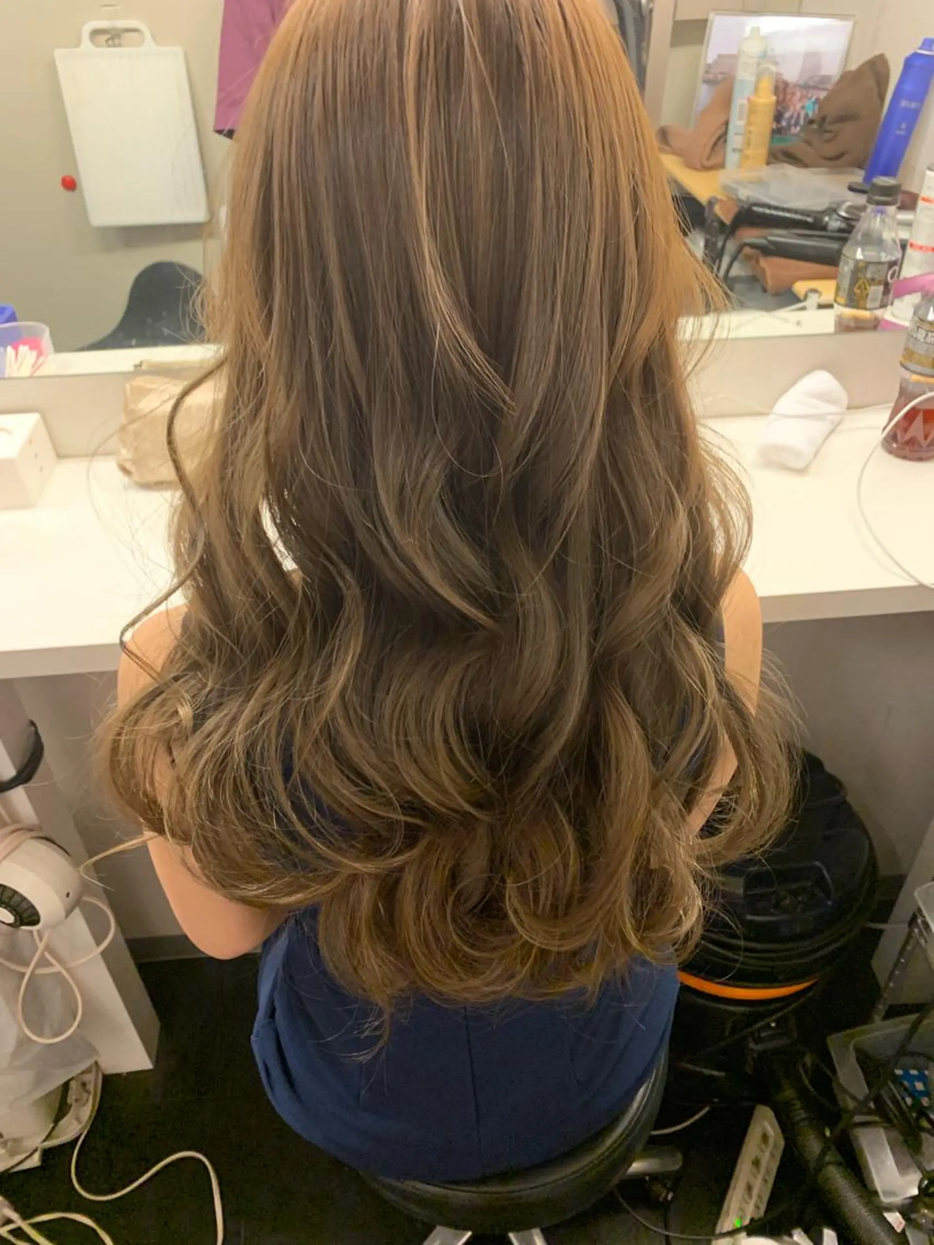 ロング カラー ヘアアレンジ Aloa透明感ヘア ♡kanami♡のヘアスタイル