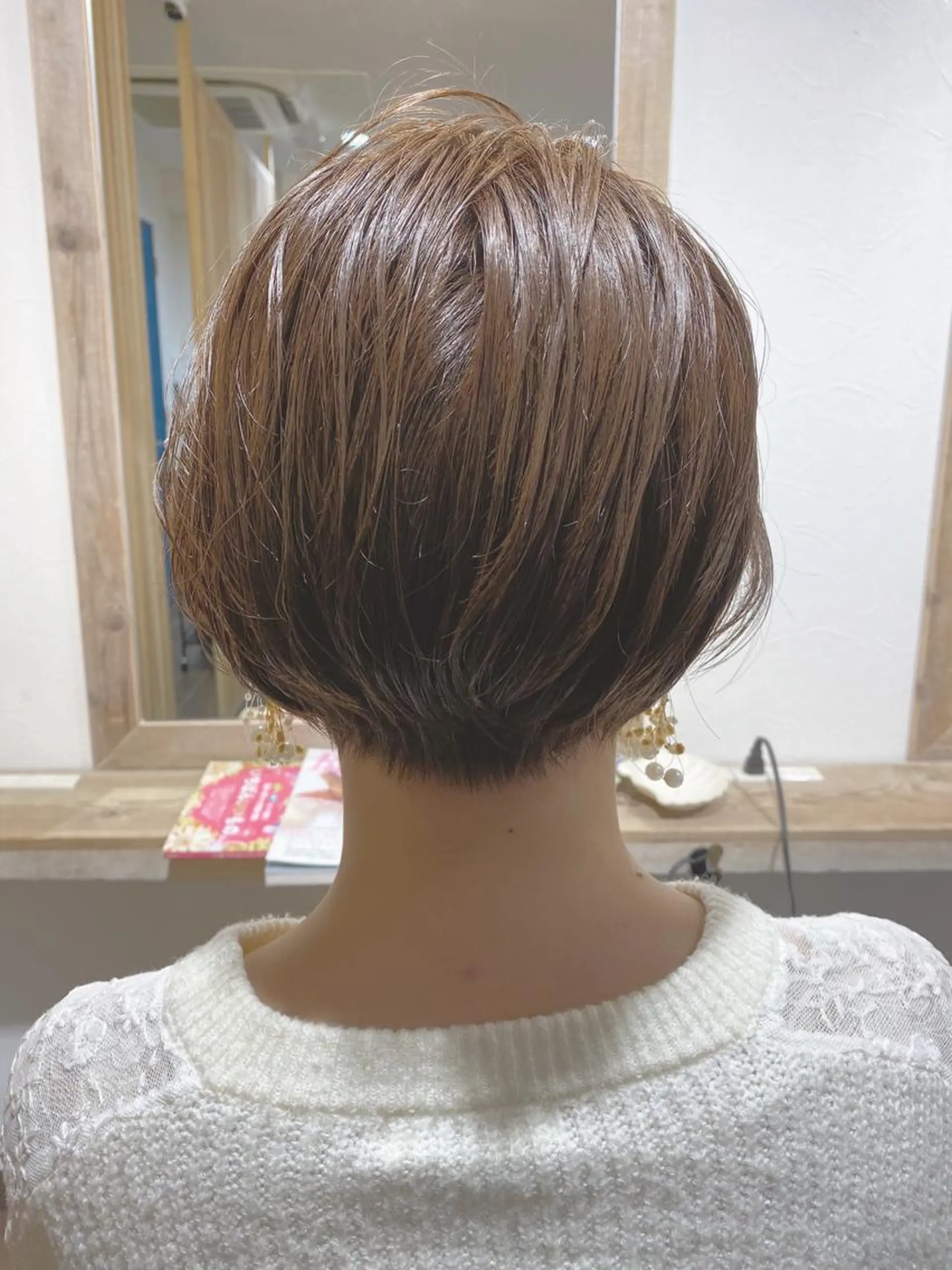 ショート カラー ヘアカラー トリートメント 🌈ショート/レイヤ ーカット/中村崇宏のヘアスタイル