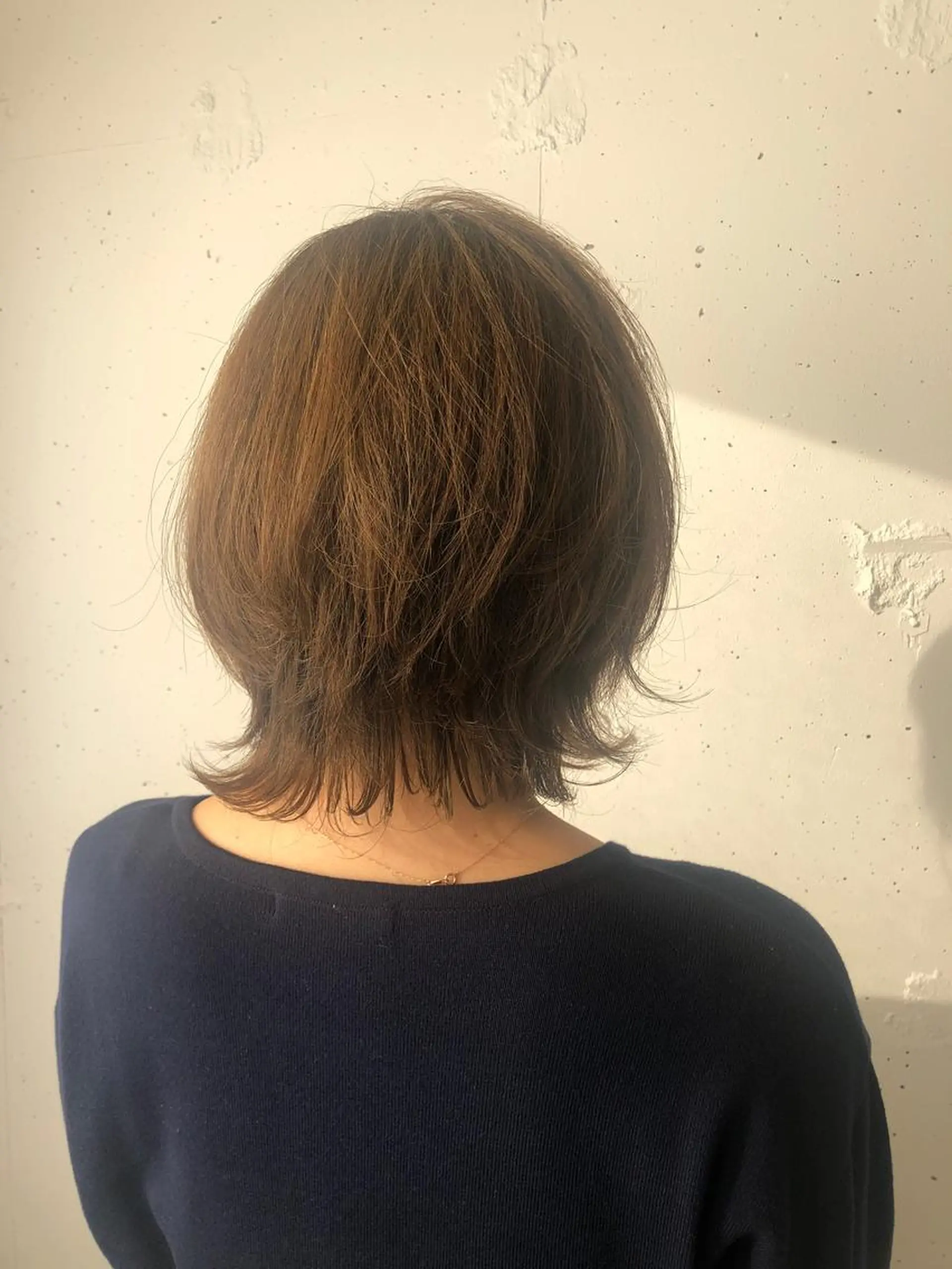 ミディアム 顔周りの垢抜けヘア 立山あいりのヘアスタイル