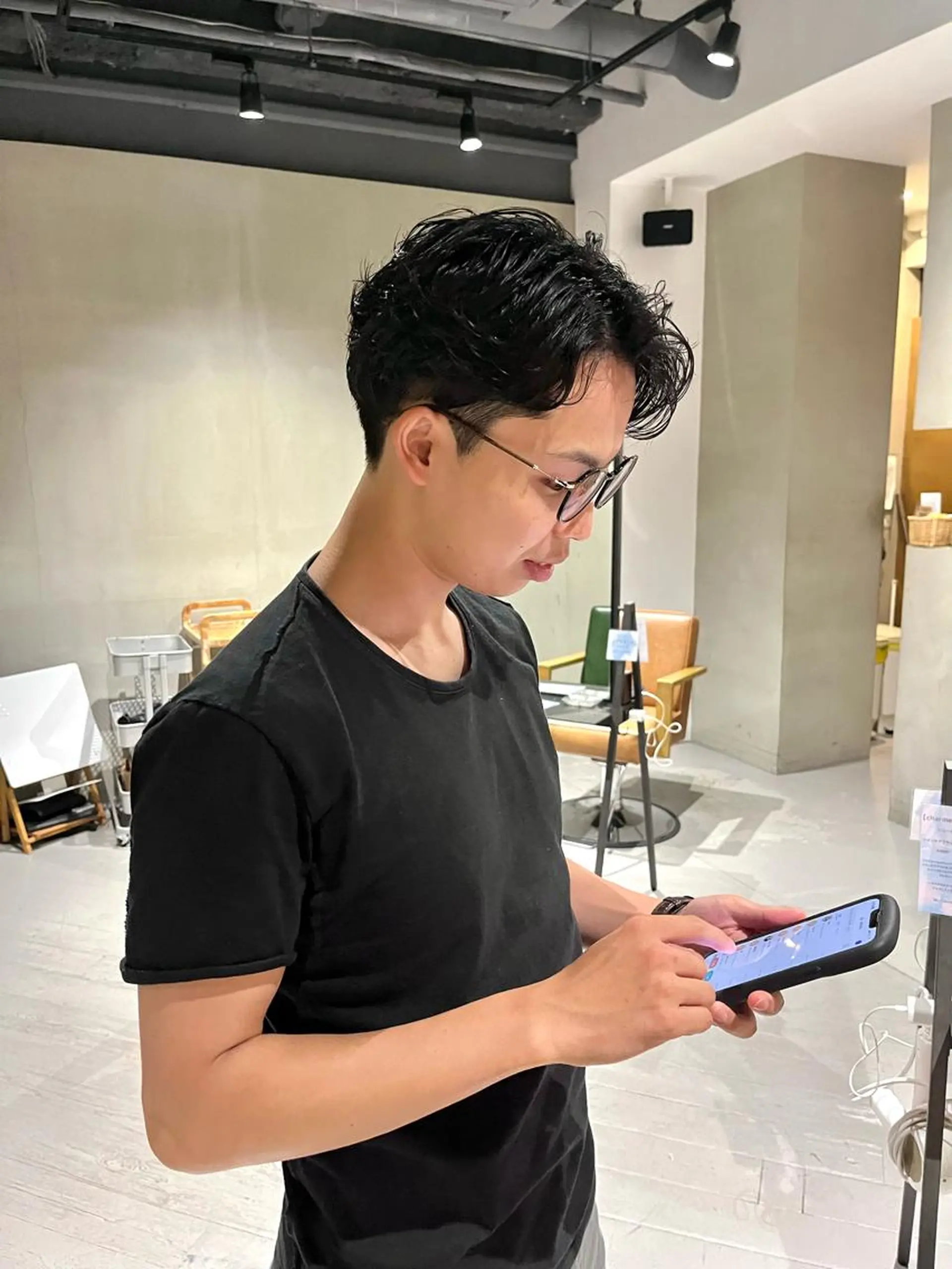 パーマ メンズ メンズパーマ 山口 モエのヘアスタイル