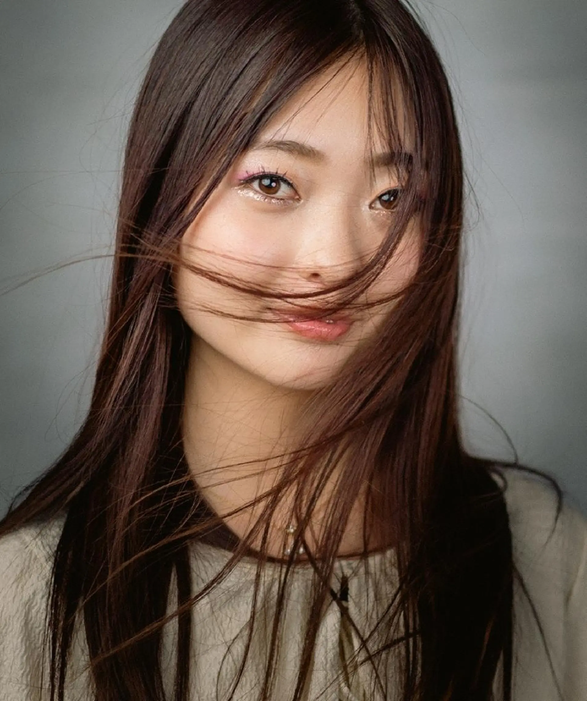 ロング カラー 松尾 泰伸のヘアスタイル