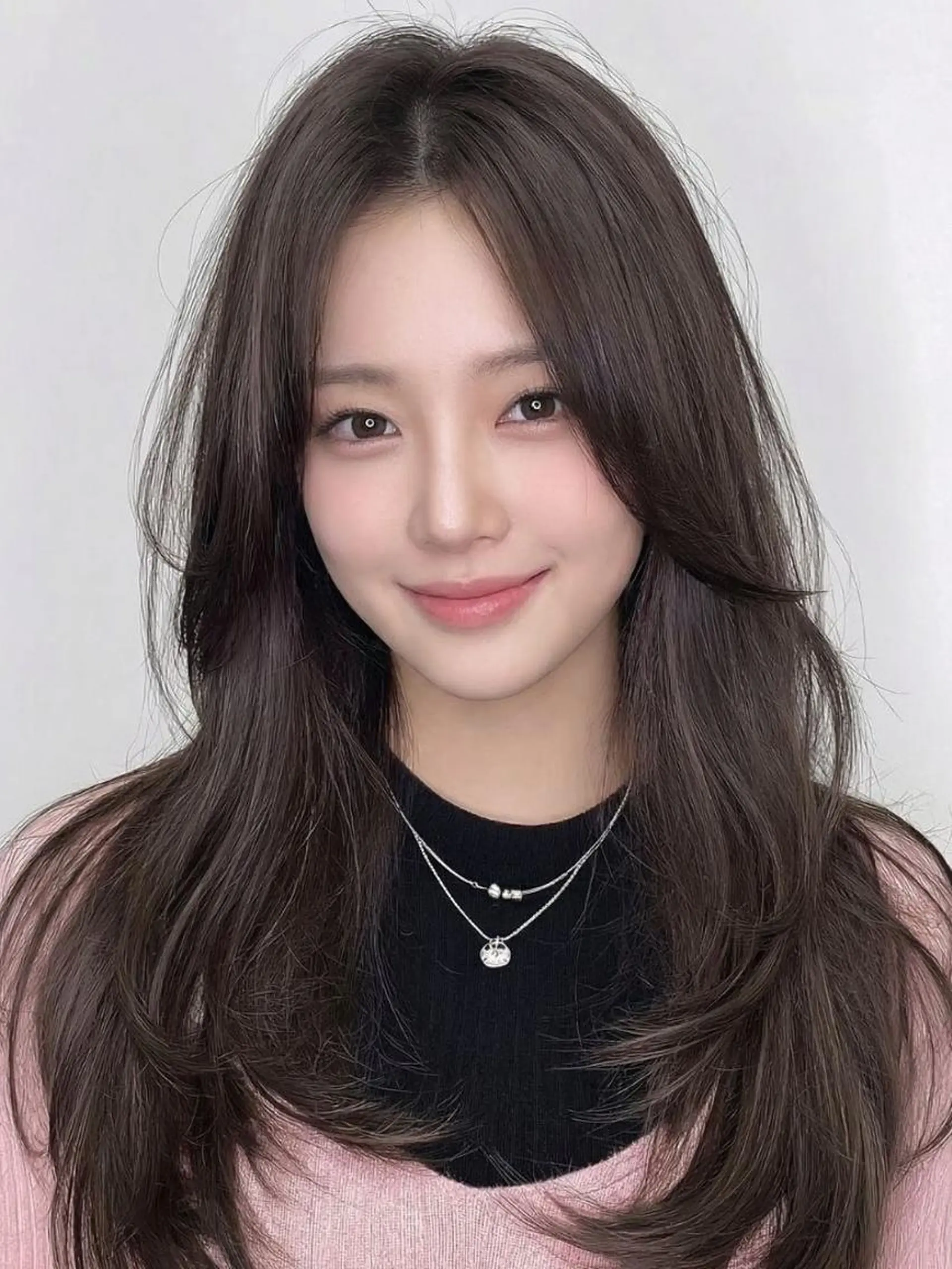 ロング カラー カット ヘアカラー トリートメント 🪡韓国レイヤー /髪質改善/菊池🪡のヘアスタイル