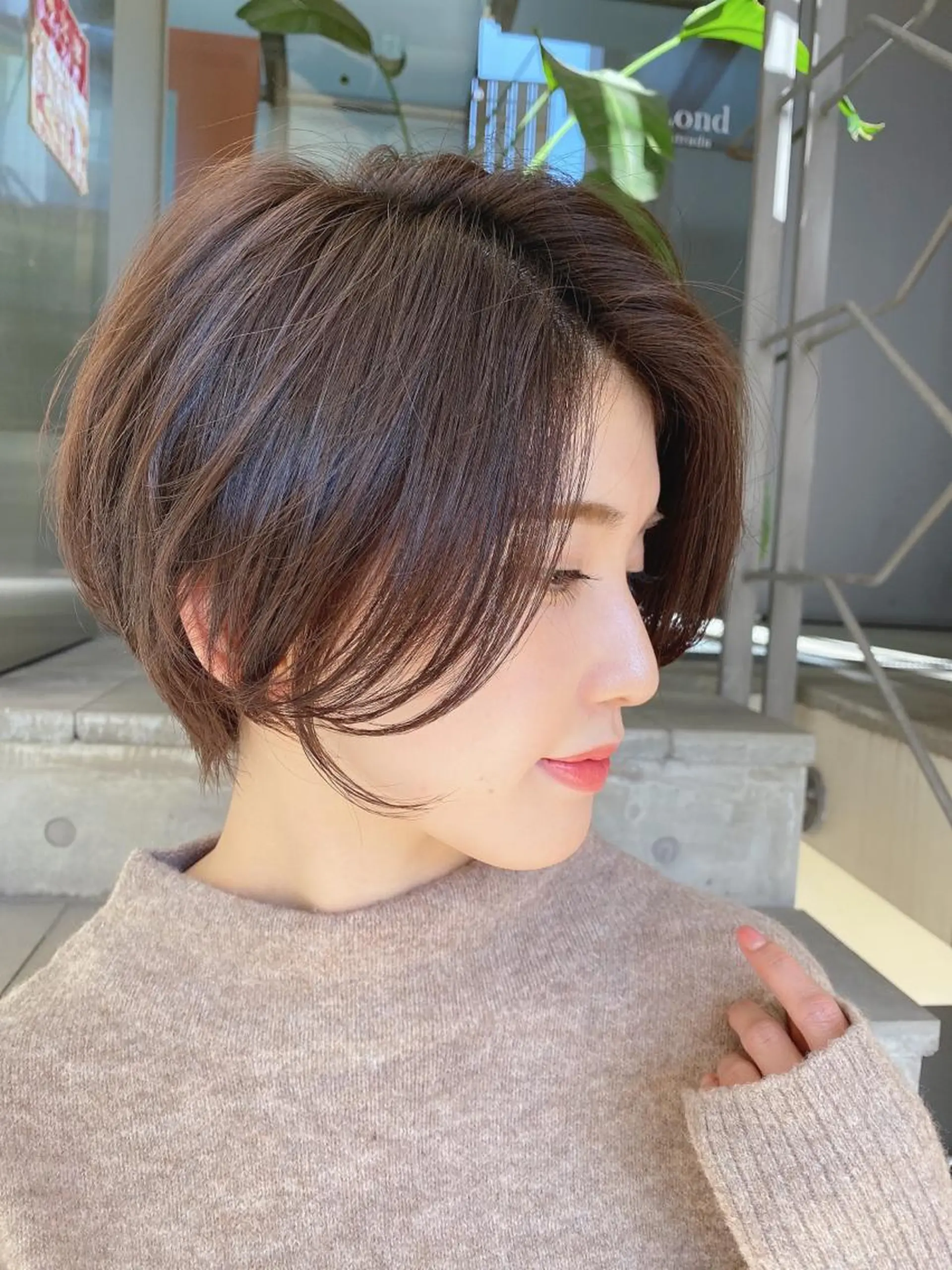 ショート カット ヘアカラー トリートメント 🌟モテ髪ショート 🌟店長 津賀涼のヘアスタイル