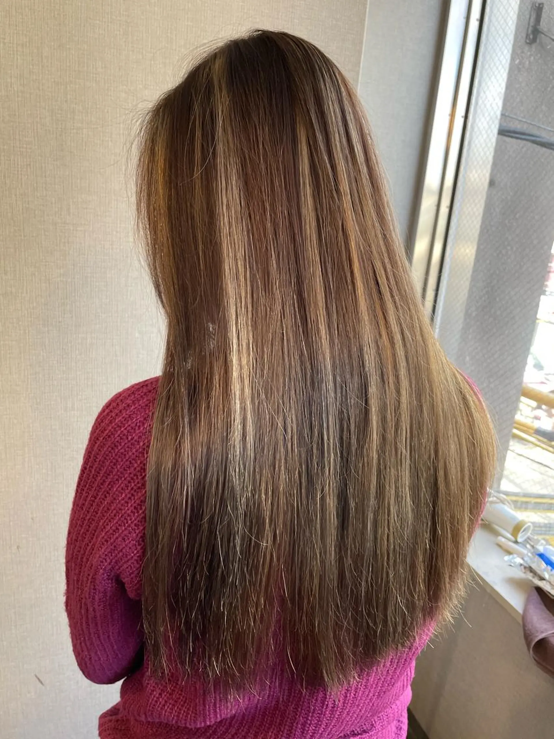 ロング ハイライト S.SWEET 河原町店のヘアスタイル