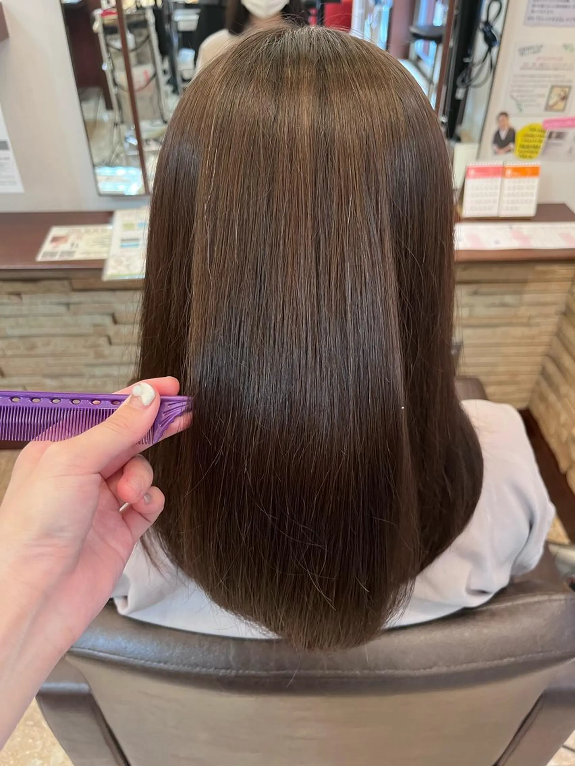 セミロング カラー カット トリートメント ロングレイヤー 🤍山内　飛鳥🤍のヘアスタイル