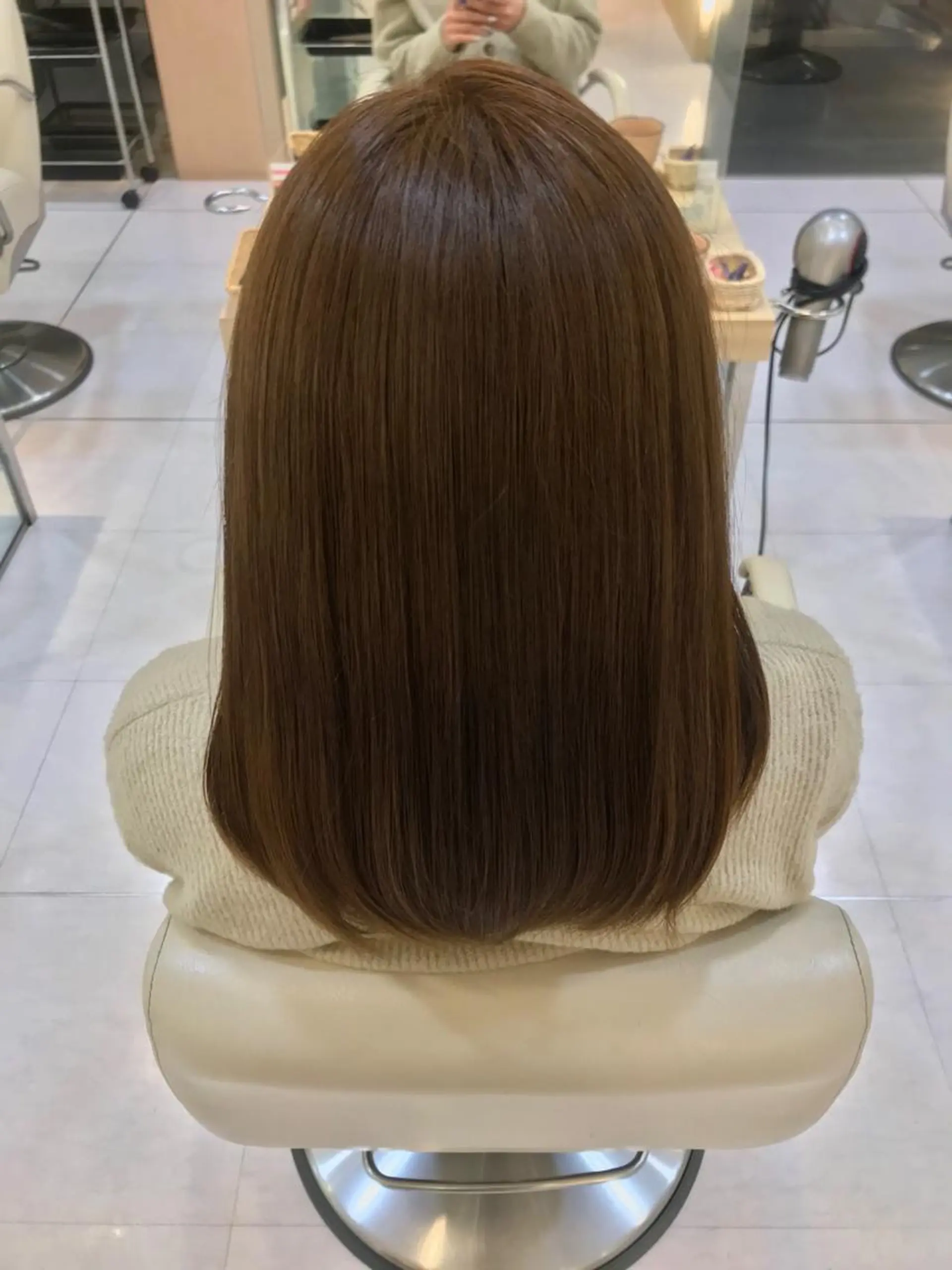 ミディアム カラー 後藤 瑞季のヘアスタイル