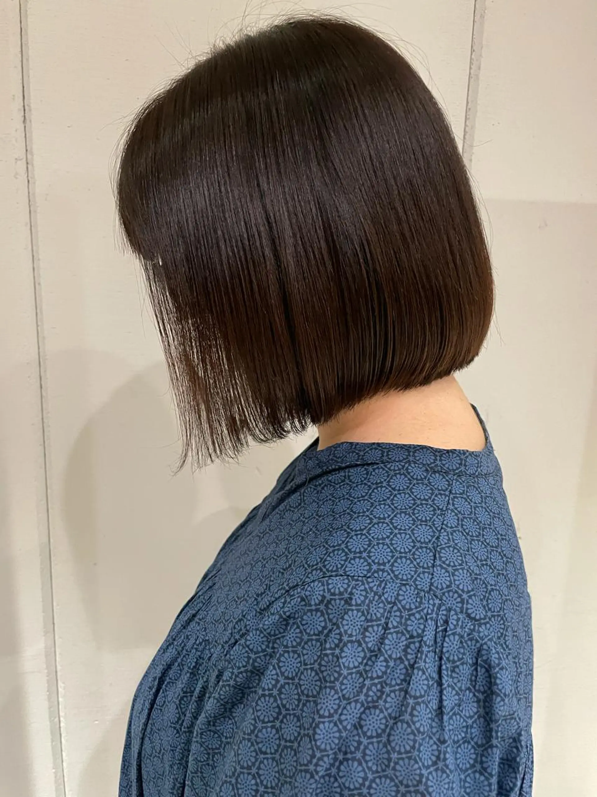 ショート 美髪矯正/艶カラー ボブ/栄/鐘ヶ江純也のヘアスタイル