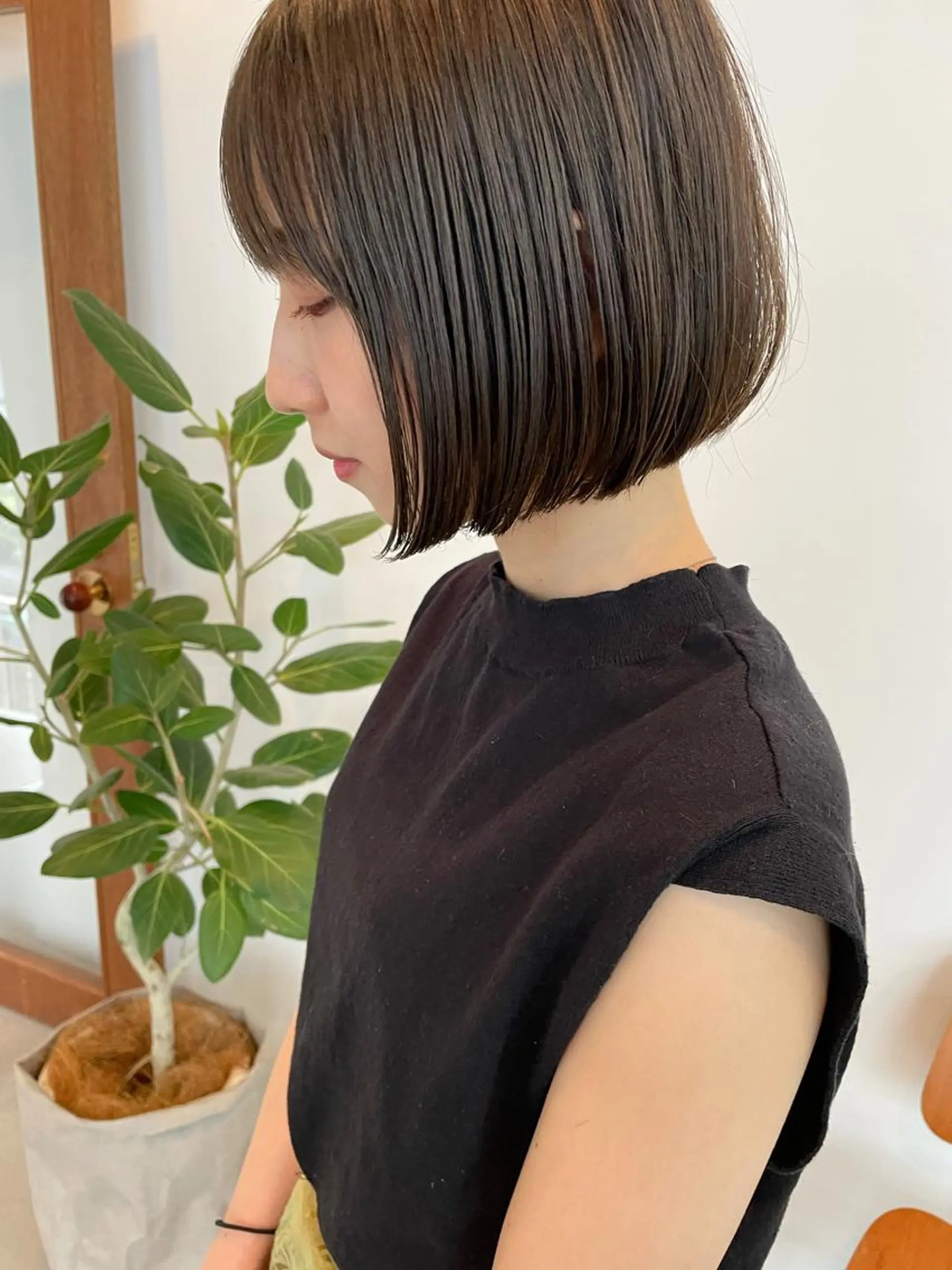 ショート ボブ カット ヘアカラー トリートメント SAKURA omotesandoのヘアスタイル