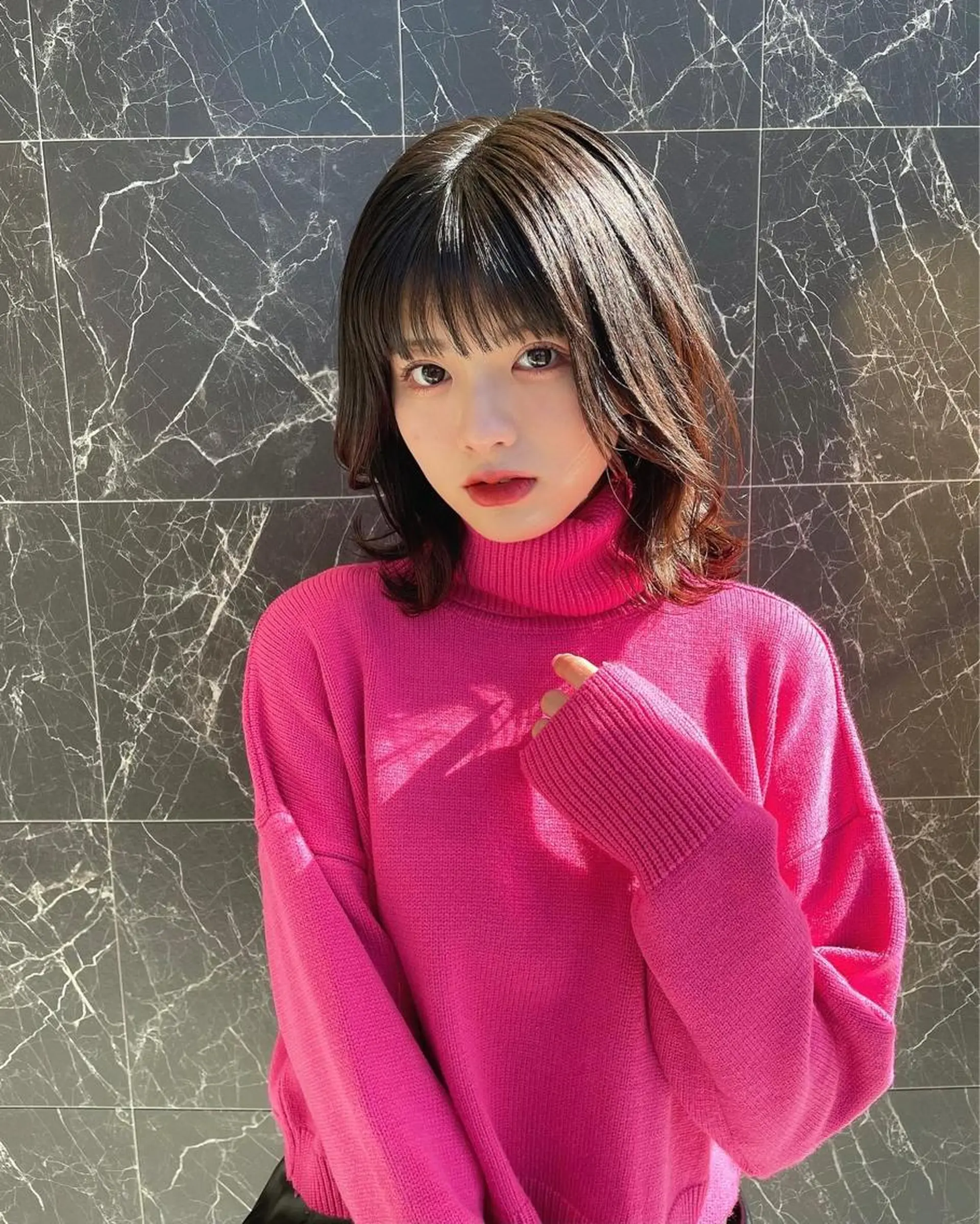 ミディアム チダアキフミ Ash大森のヘアスタイル