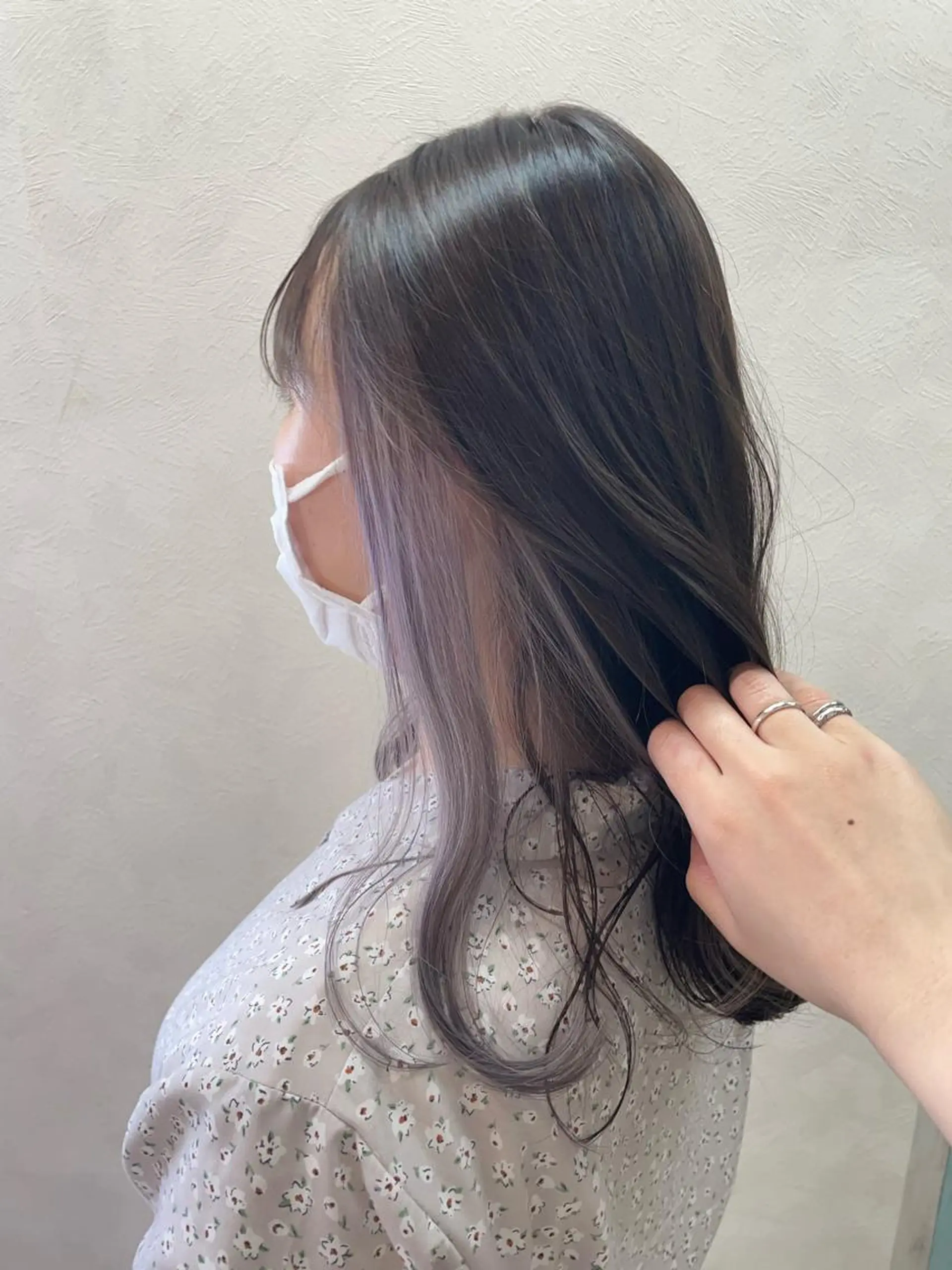 ロング カラー ヘアカラー トリートメント 加藤 遥花のヘアスタイル