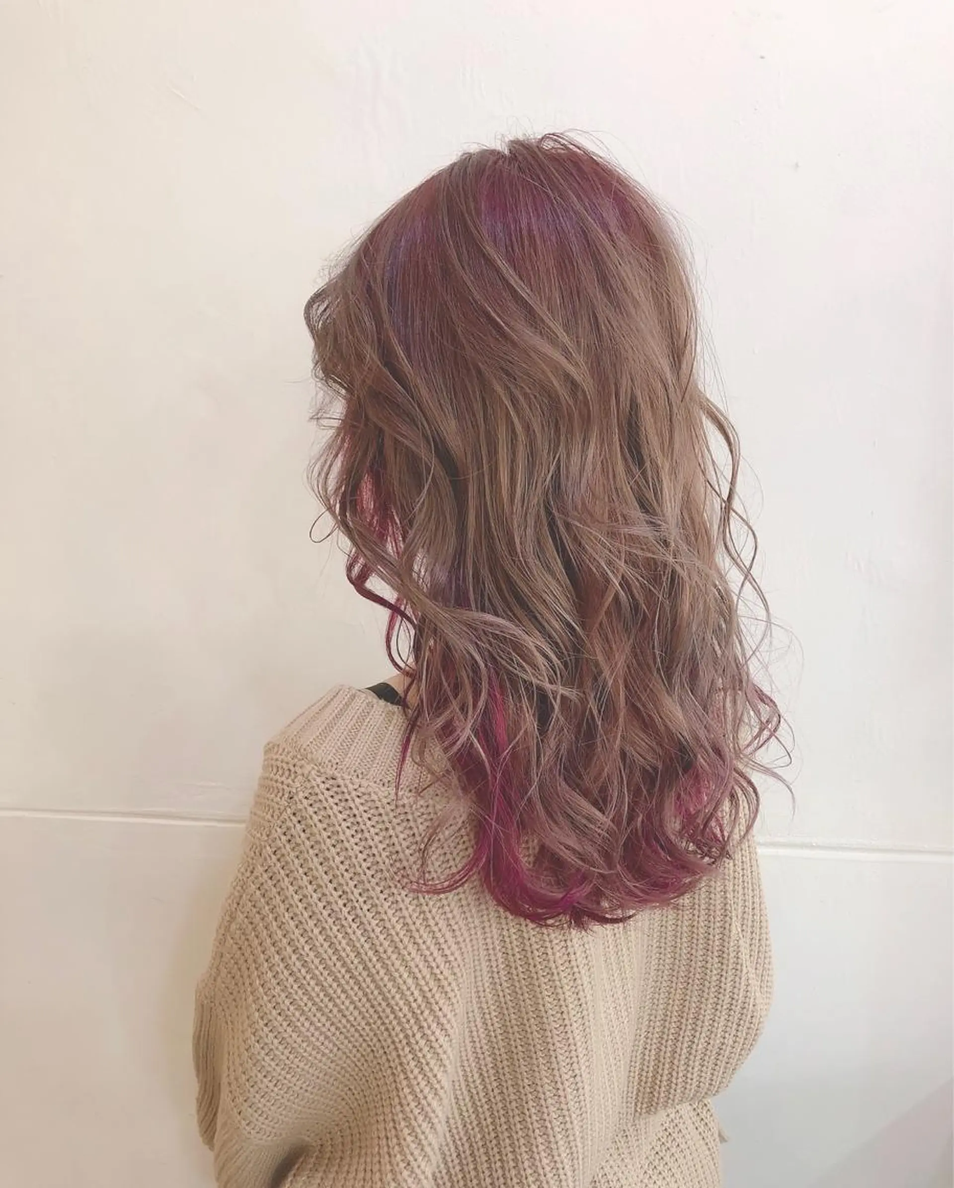 ロング カット ヘアカラー トリートメント 吉田 典弘のヘアスタイル