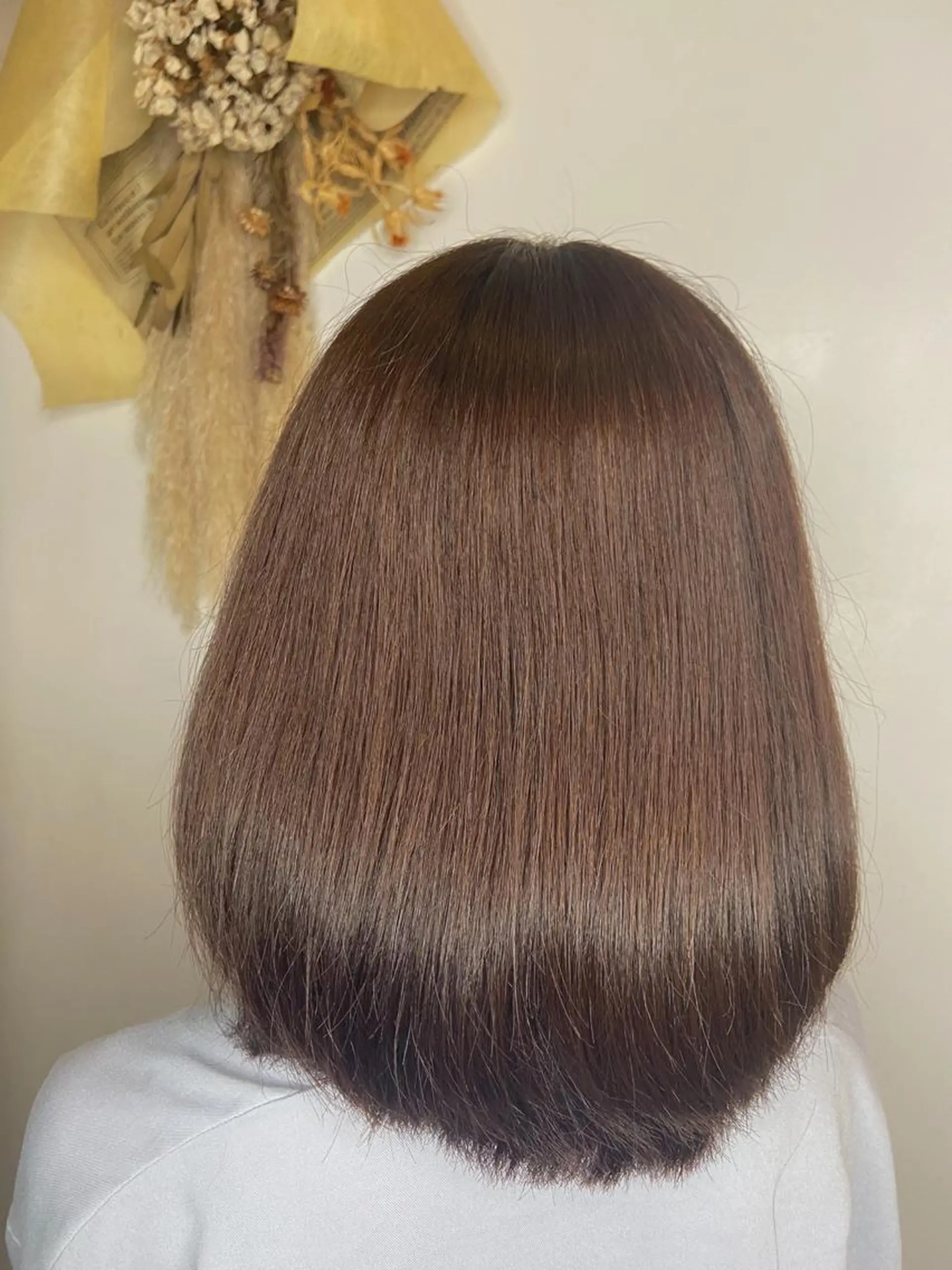 ミディアム カラー ベージュカラー テラコッタ 後藤 卓哉のヘアスタイル