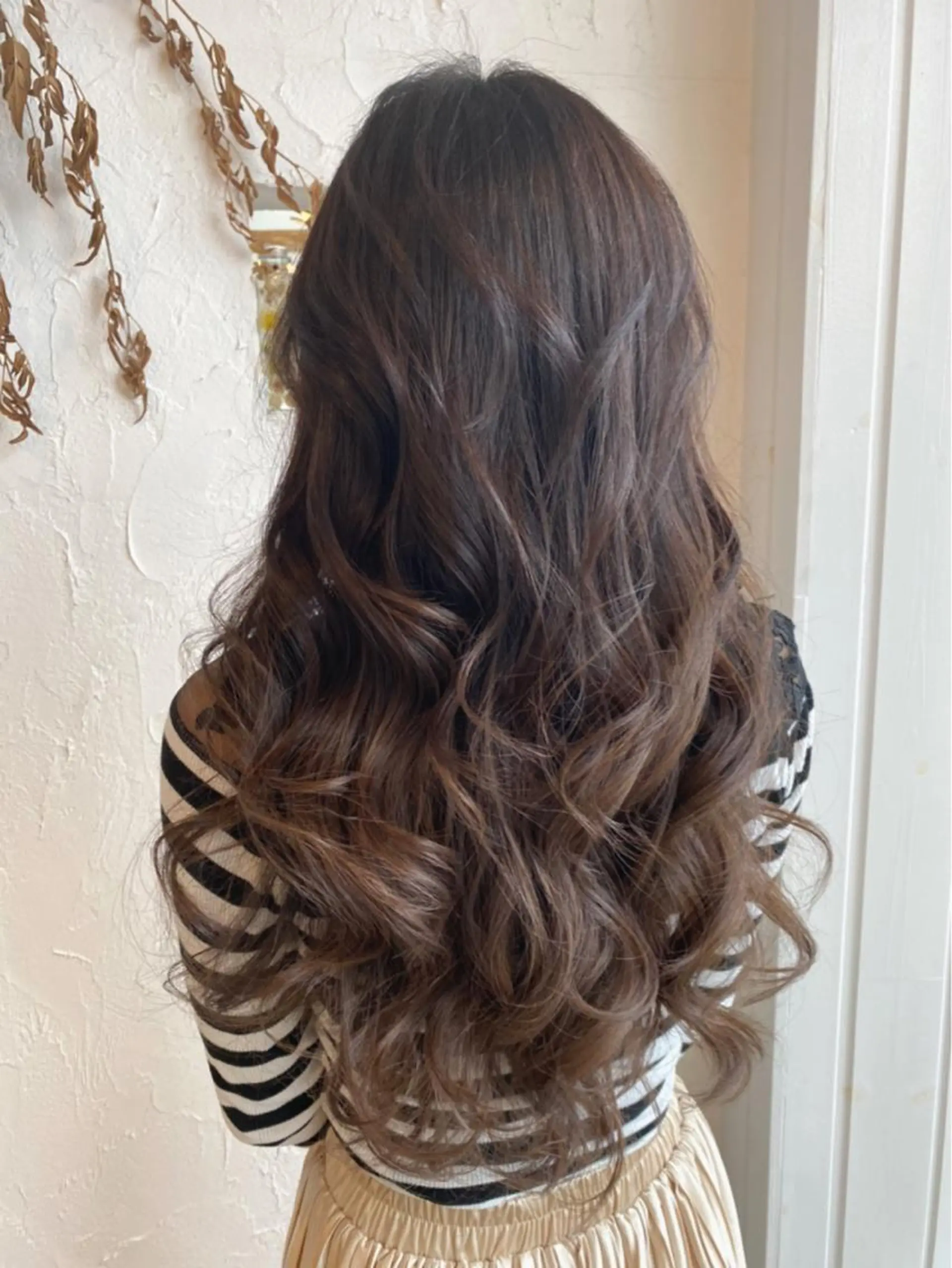 ロング カラー パーマ ヘアアレンジ ネイル 豊橋美容院 ソンリエのヘアスタイル