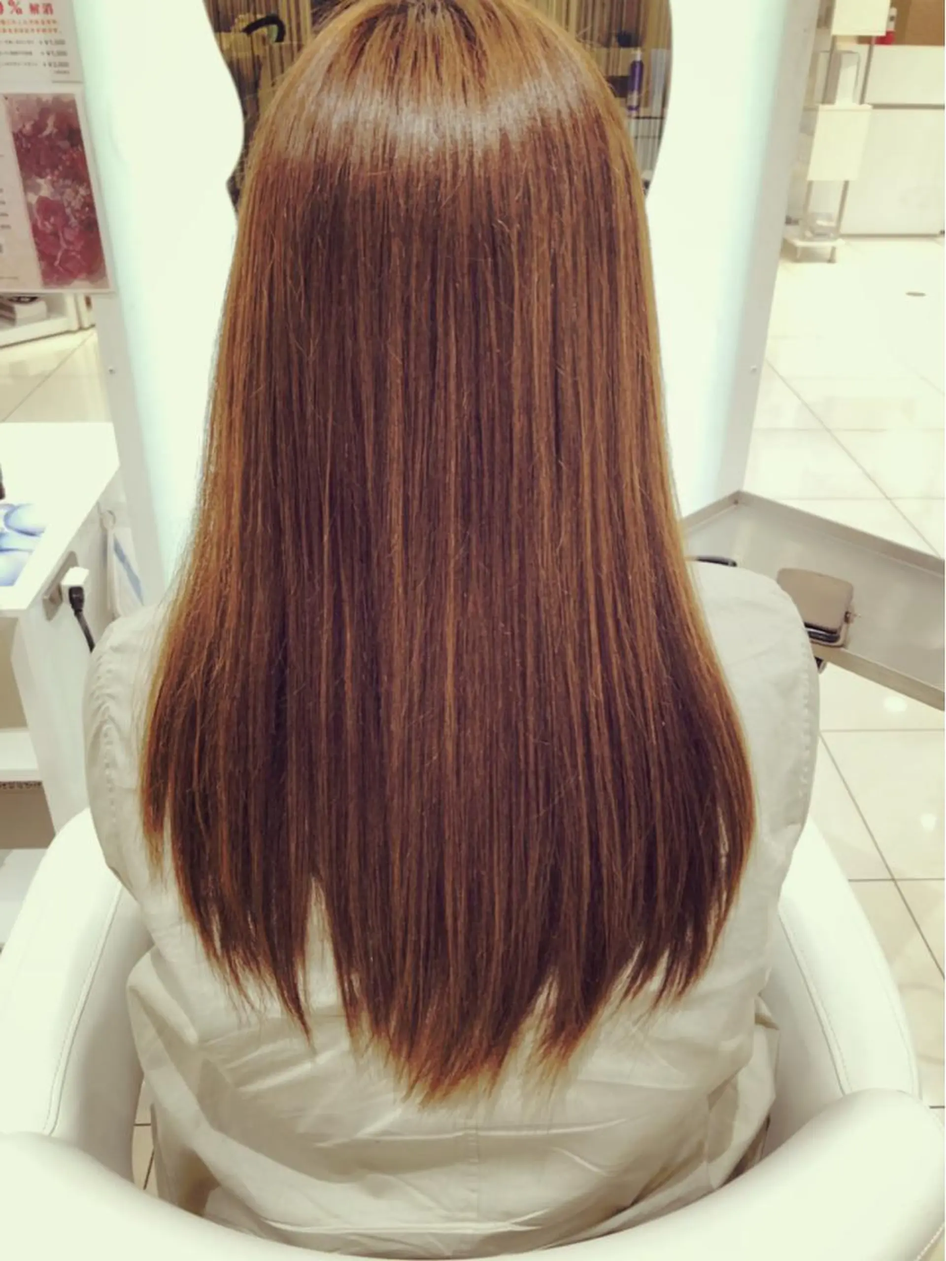 ロング カット ヘアカラー トリートメント セレスト心斎橋所属・上田 篤史のヘアスタイル