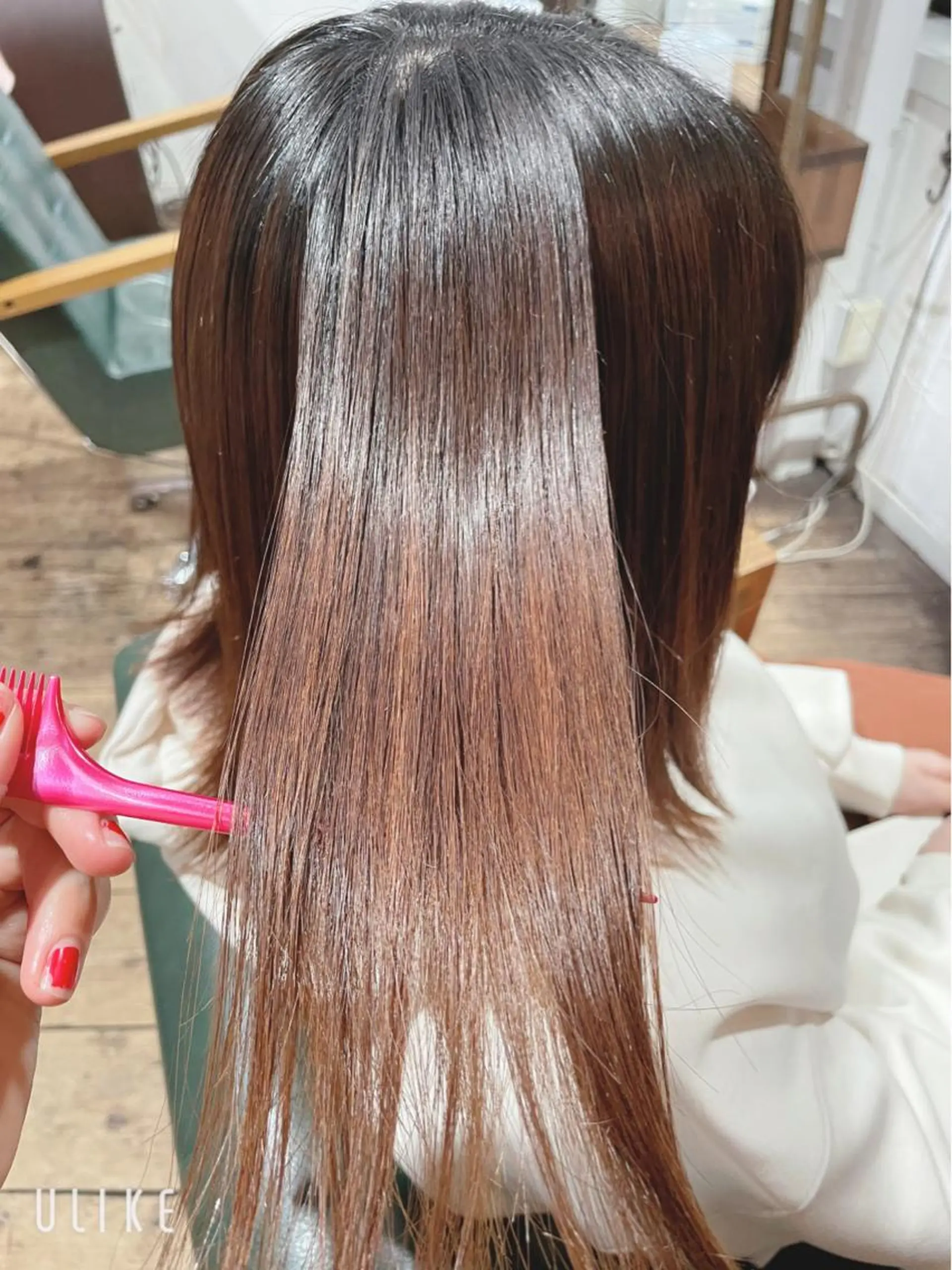 セミロング パーマ マルヤマ リナのマツエク・マツパデザイン