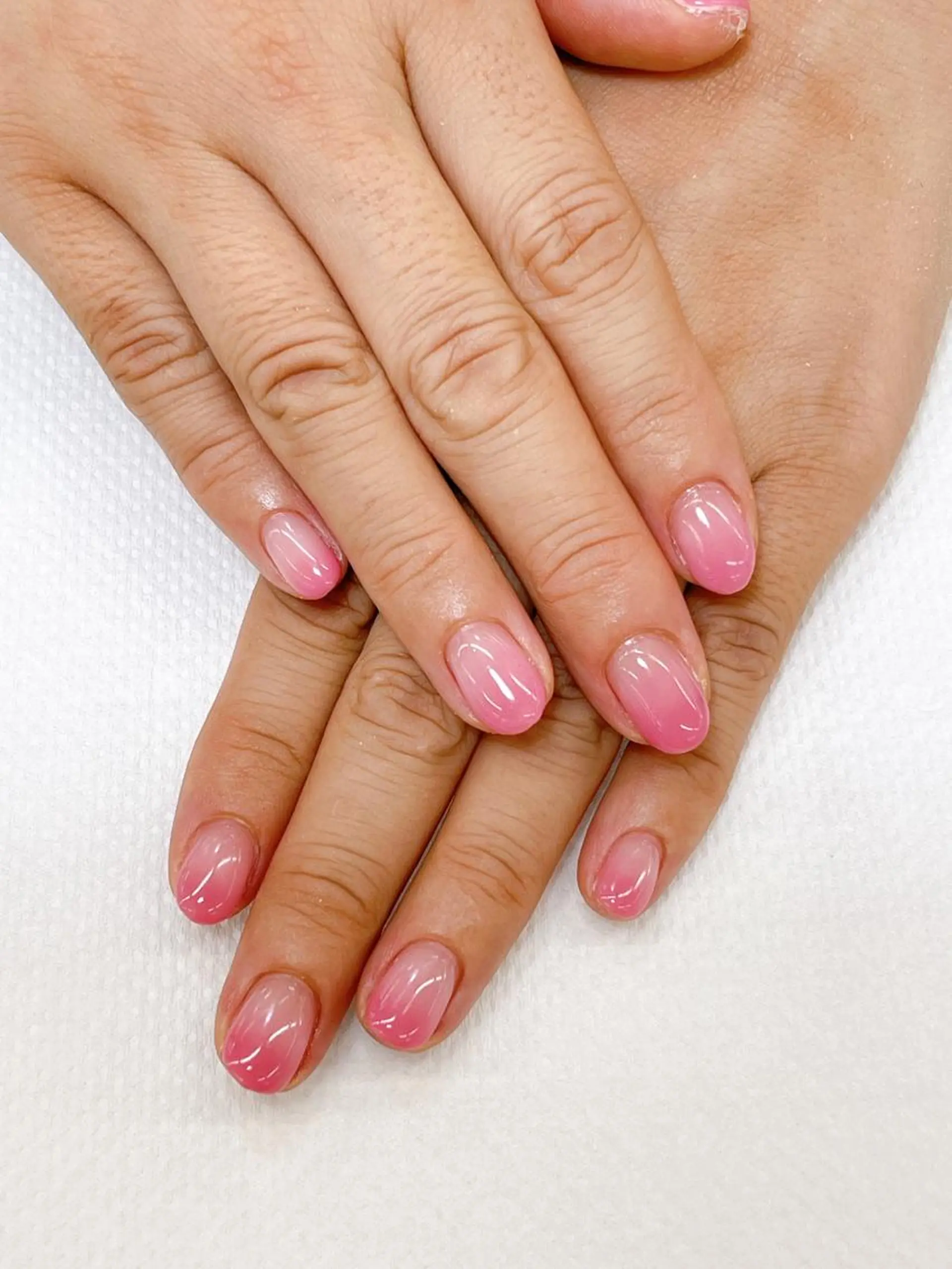 ネイル グラデーション ピンク 前田 優佳のネイルデザイン