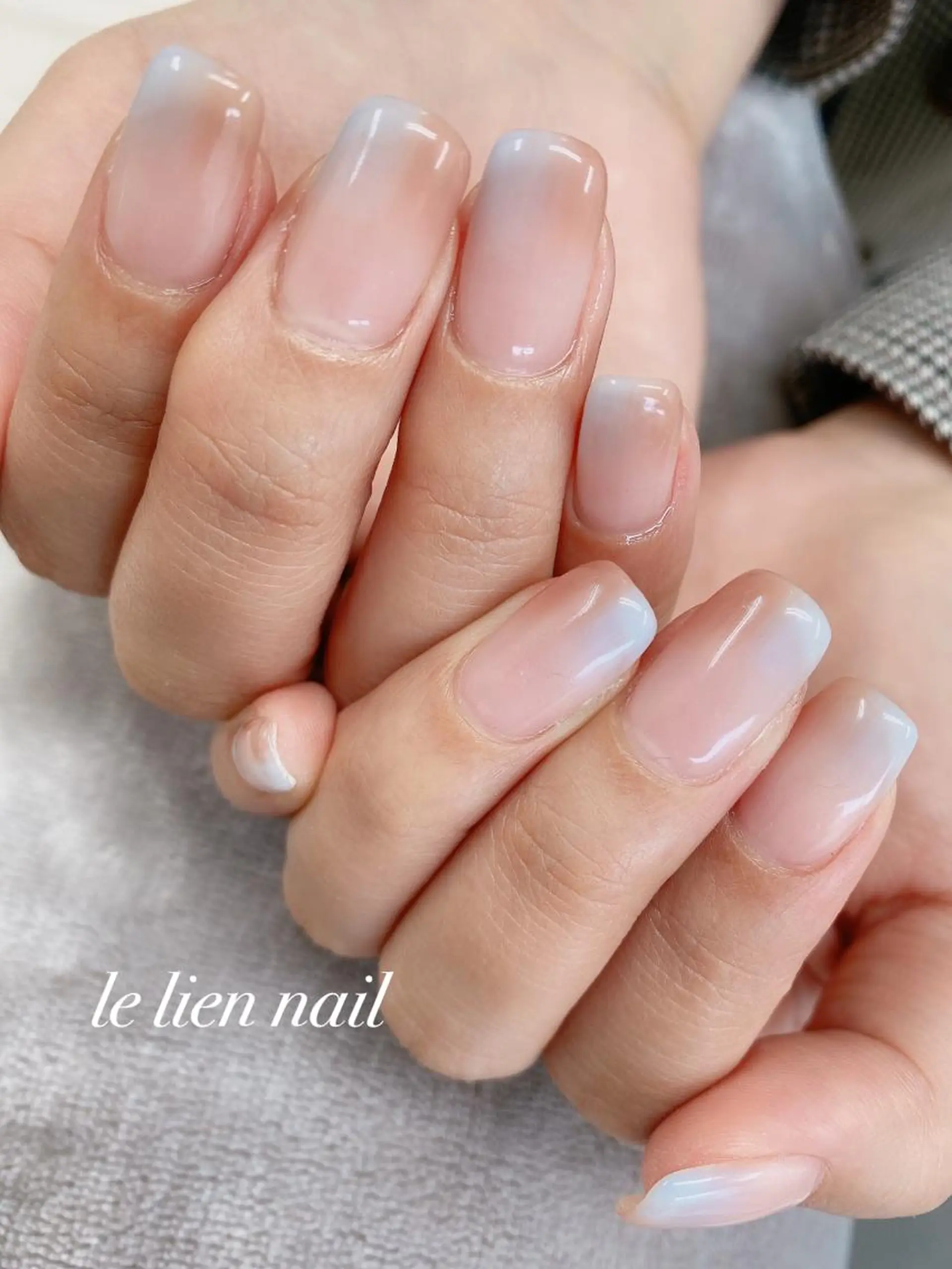ネイル グラデーション 冬ネイル le lien nailのネイルデザイン