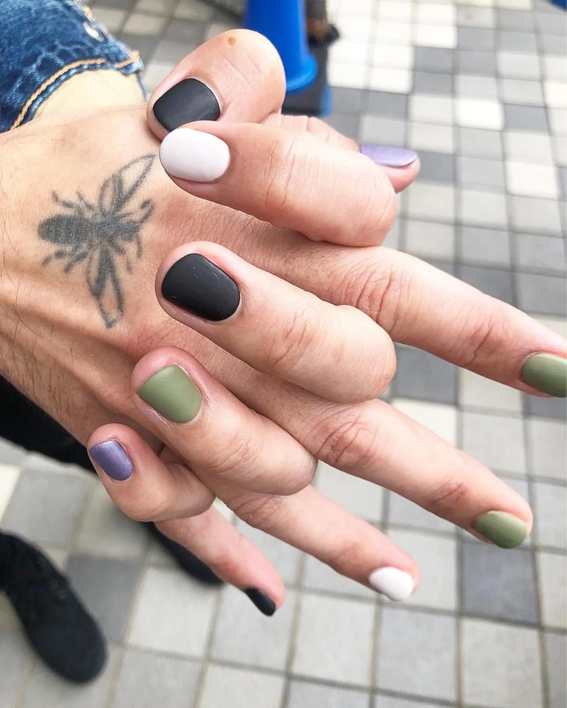 ネイル マットネイル メンズネイル nail campのネイルデザイン