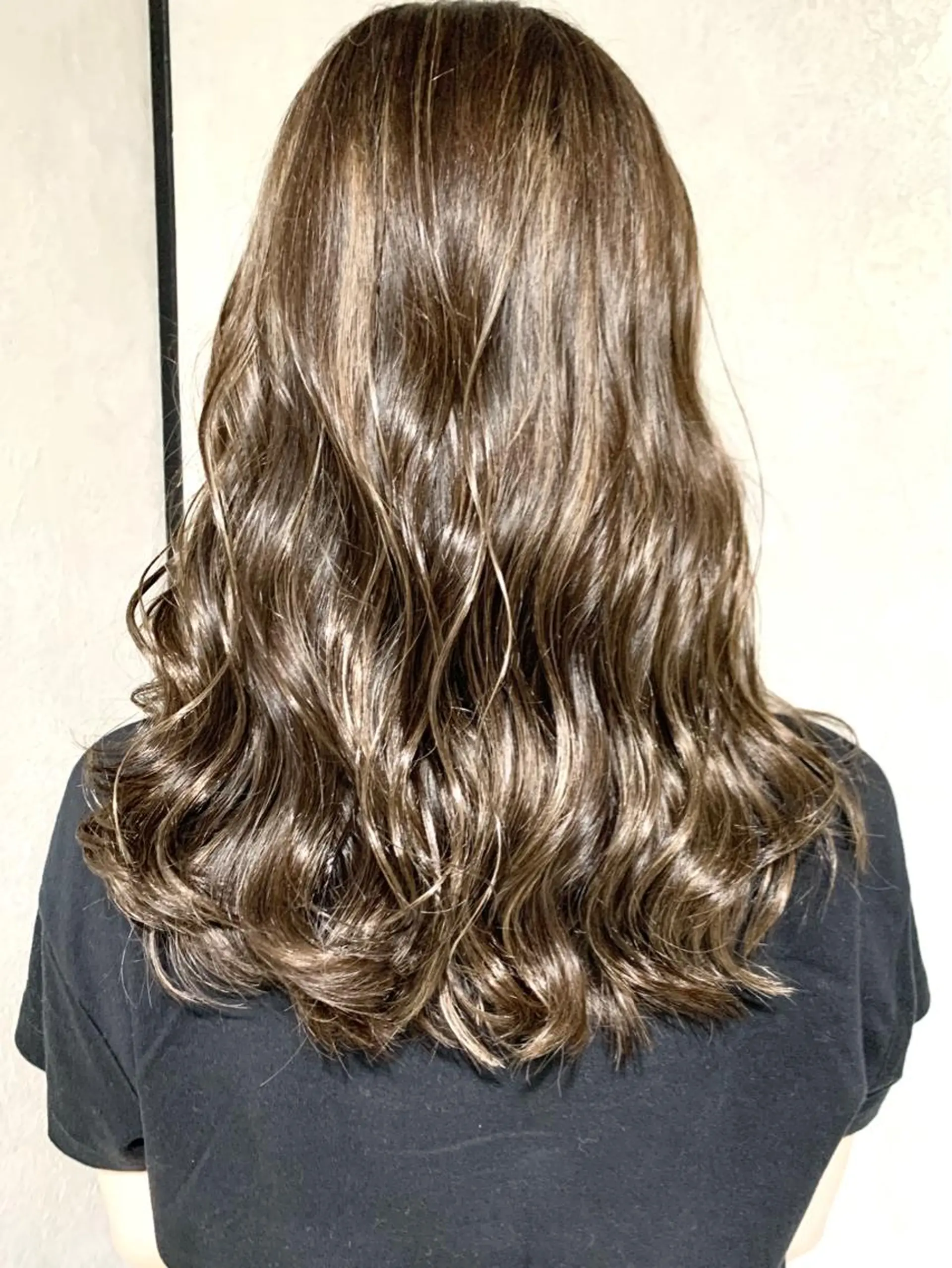 セミロング カラー ハイライトカラー イルミナカラー ハイライト カット ヘアカラー トリートメント 岡崎勇人/レイヤー/ 韓国/ケラチンTRのヘアスタイル