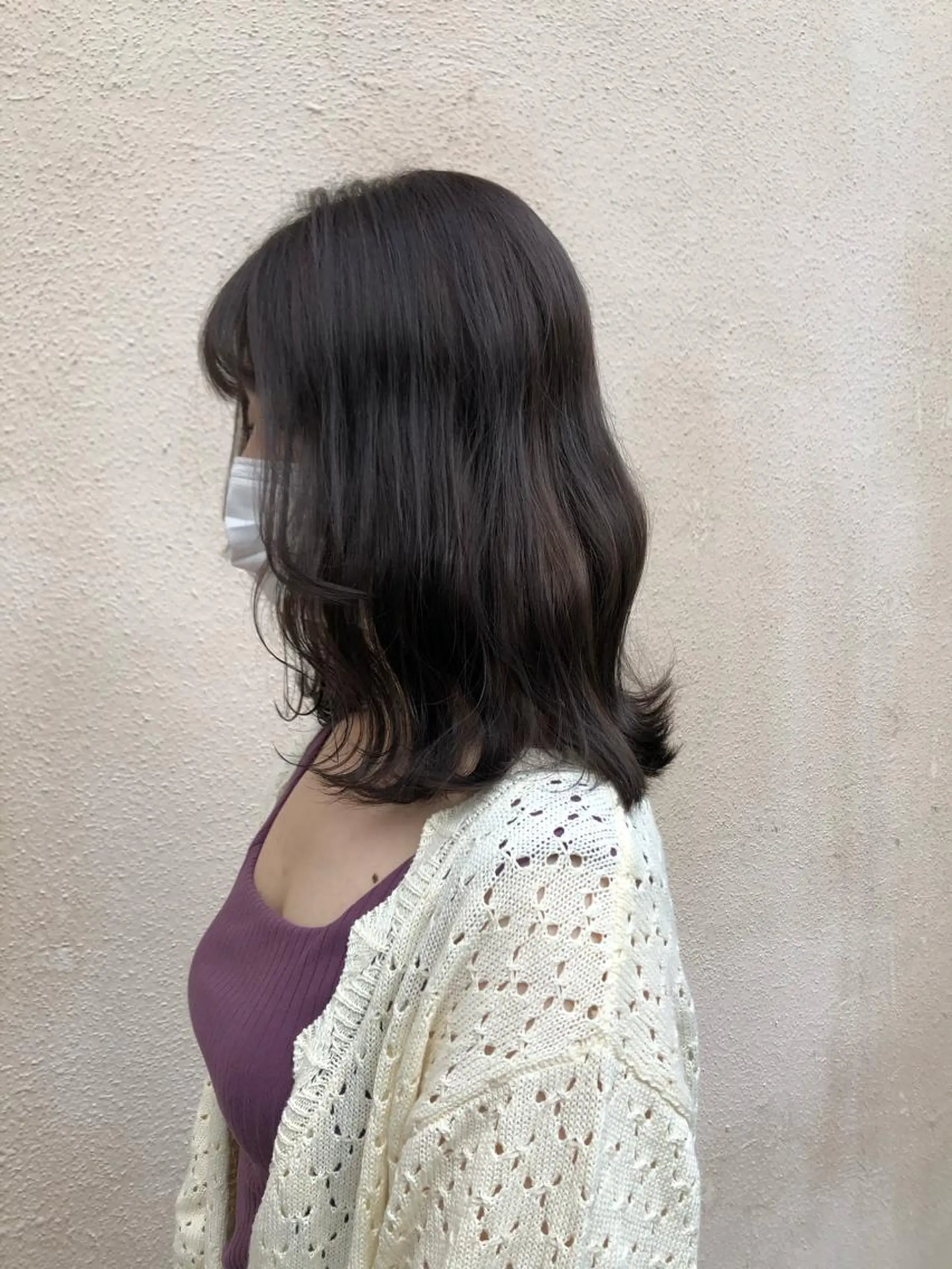 ミディアム カラー a rikaのヘアスタイル