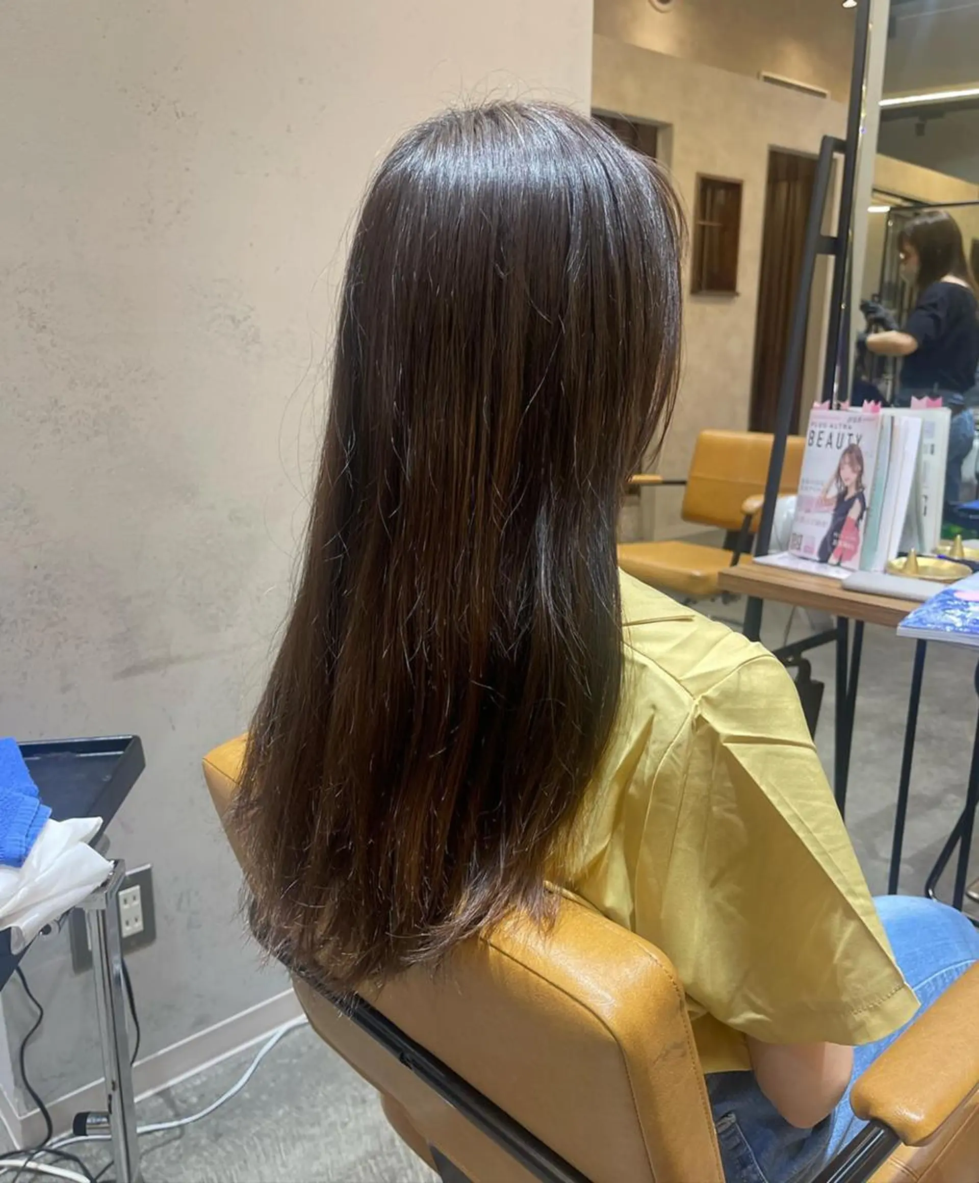 ミディアム カラー ヘアアレンジ ベージュカラー 黒髪 インナーカラー 髪質改善 似合わせカット ❥【韓国風ヘア】 stylist 林❥のエステ・リラクイメージ