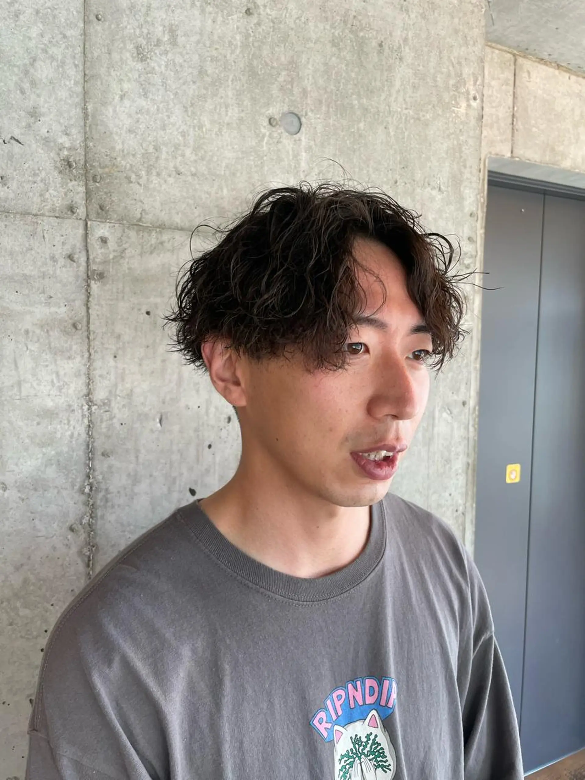 ショート パーマ メンズ カット パーマ トリートメント 🔥メンズ特化パーマ 🦖増田弘明🦖のヘアスタイル