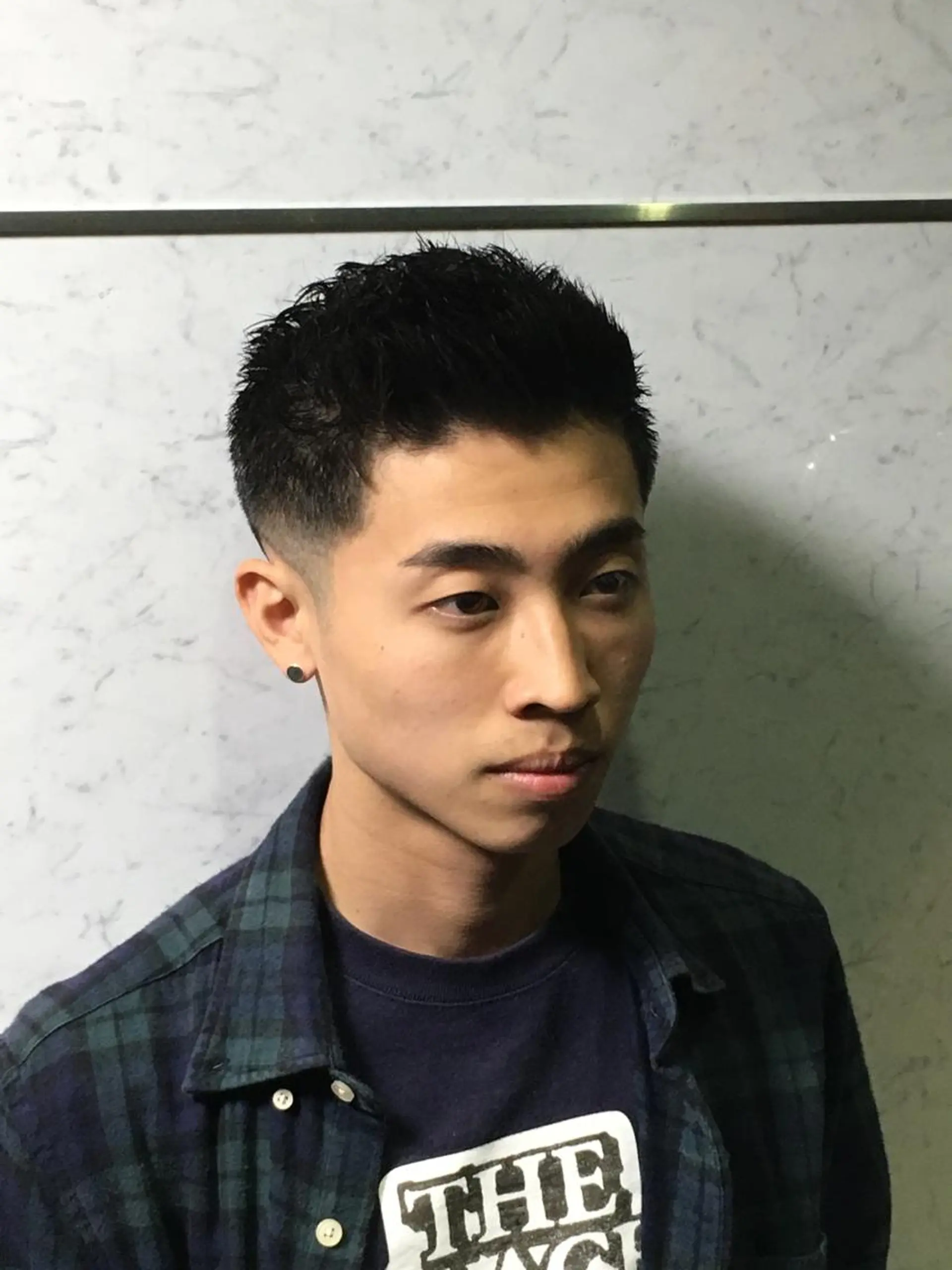 ショート メンズ 牧 颯斗のヘアスタイル