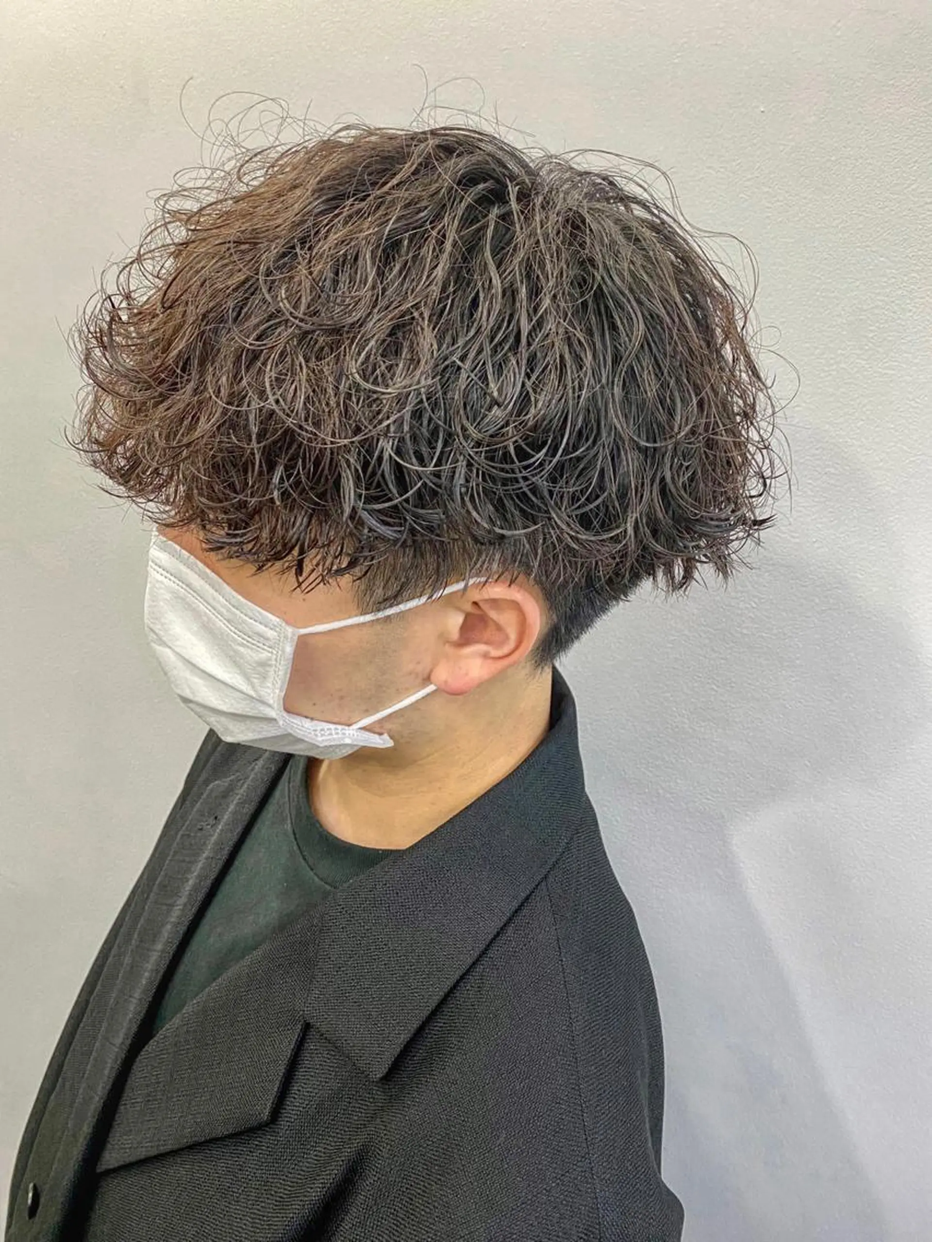 パーマ メンズ カット パーマ メンズパーマ特化💇 奥田敦哉のヘアスタイル