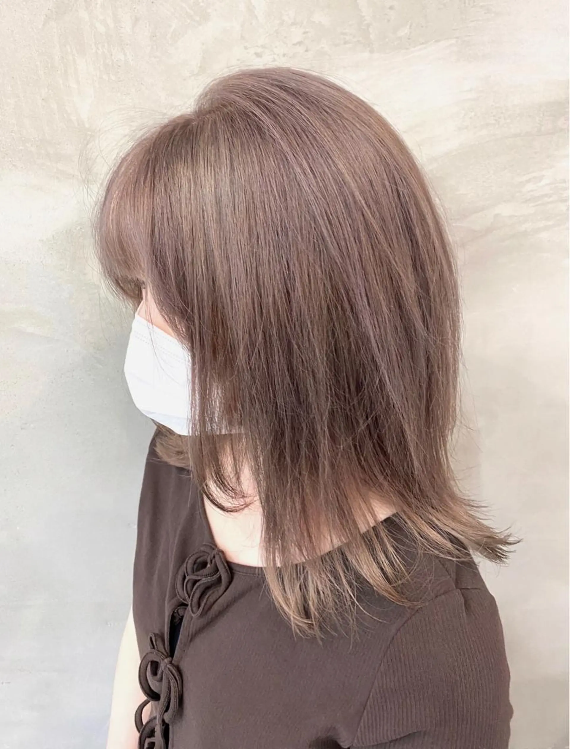 セミロング カラー ヘアカラー トリートメント 🫧透明感カラー🫧 OIKAWAのヘアスタイル