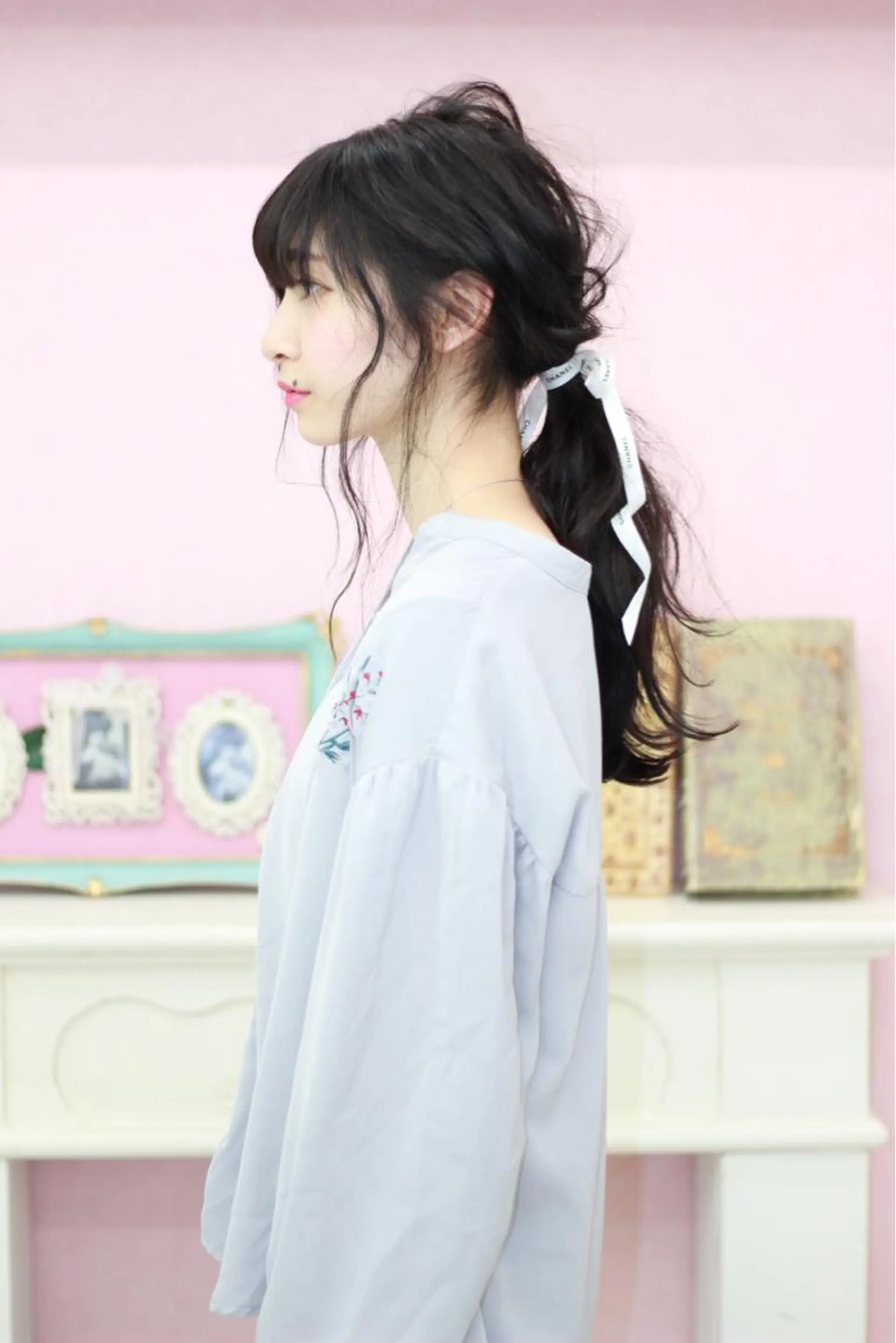 セミロング ヘアアレンジ 遠藤 拓馬のヘアスタイル