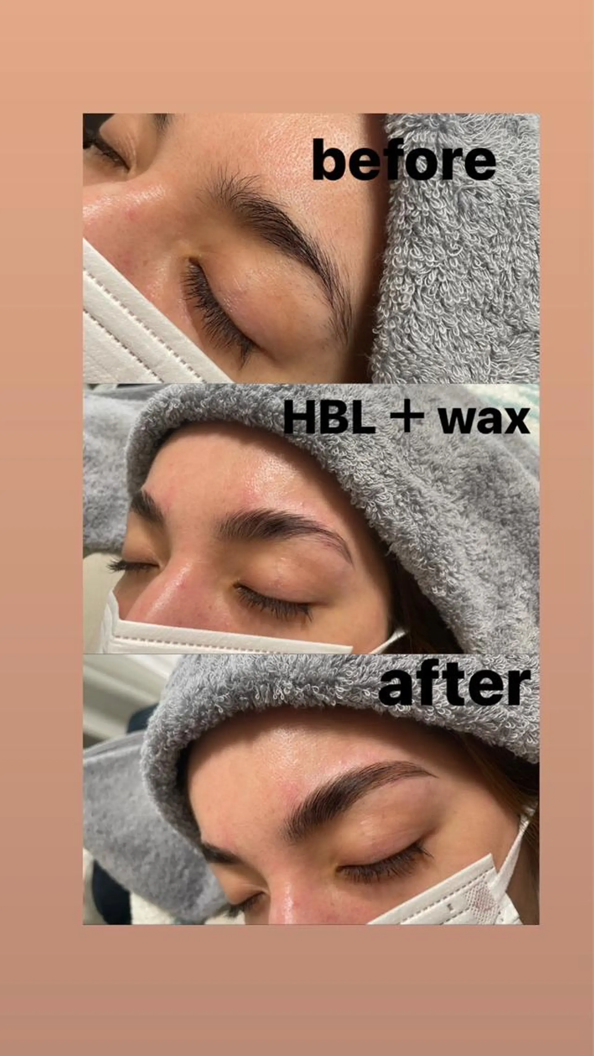 アイブロウ 眉カラー ハリウッドブロウリフト 眉毛ワックス脱毛 salon ONEの眉毛・アイブロウイメージ