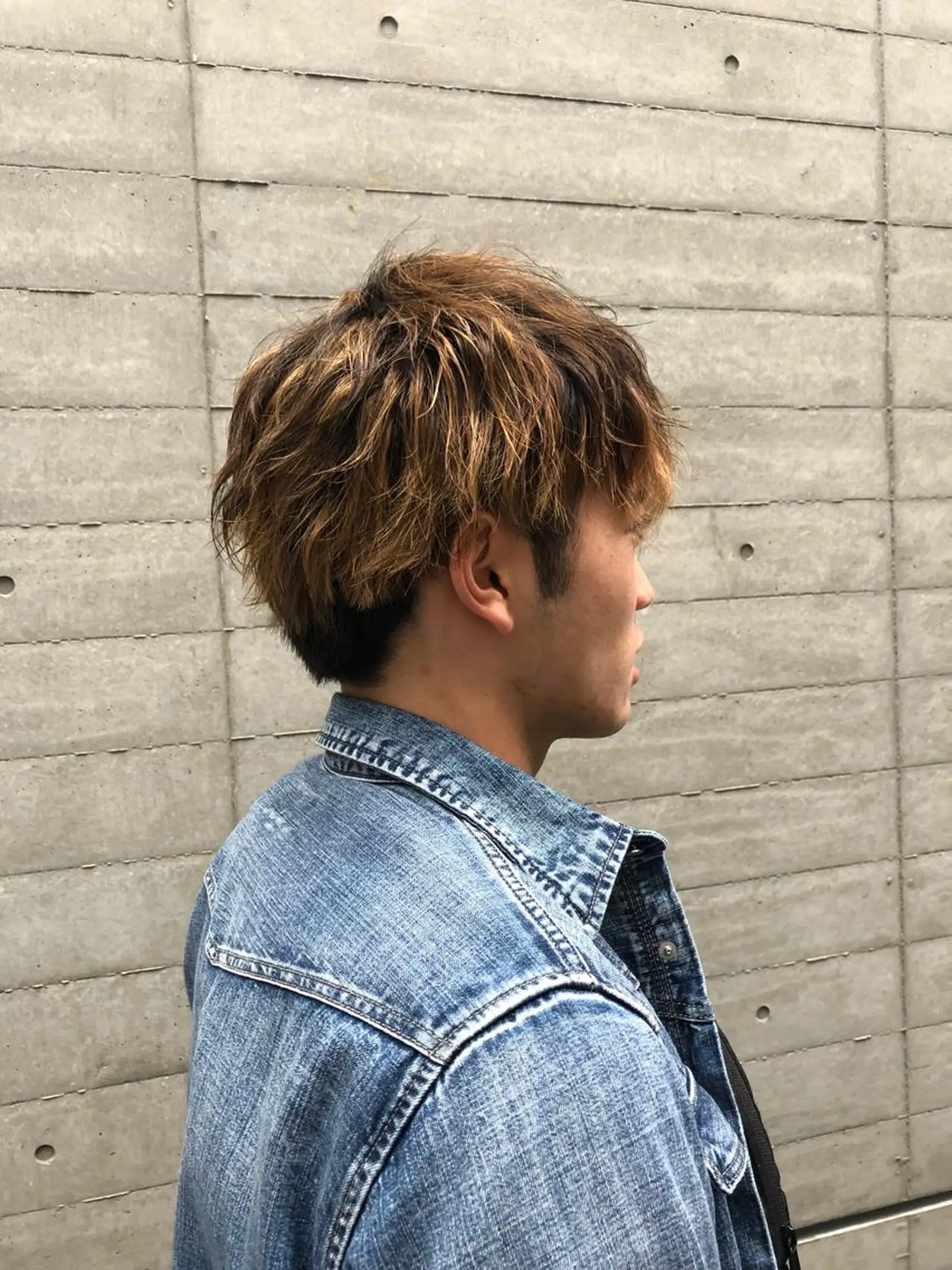 メンズ ✨色持ちの良い艶 カラー✨蟹江真世のヘアスタイル