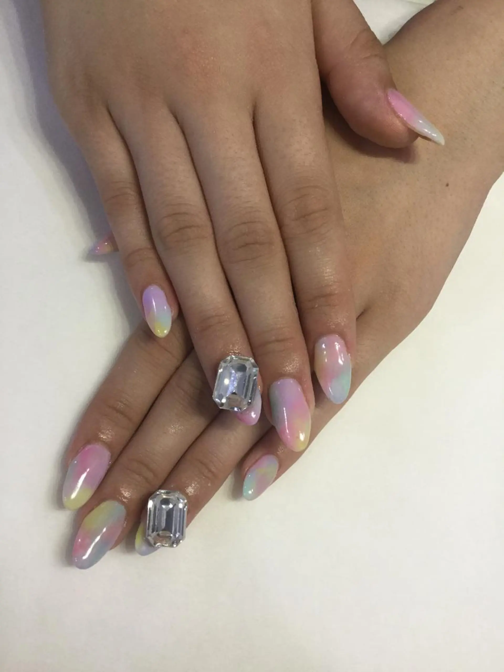 ネイル ハンドネイル 💎🐰 saki. m 🐰💎のネイルデザイン